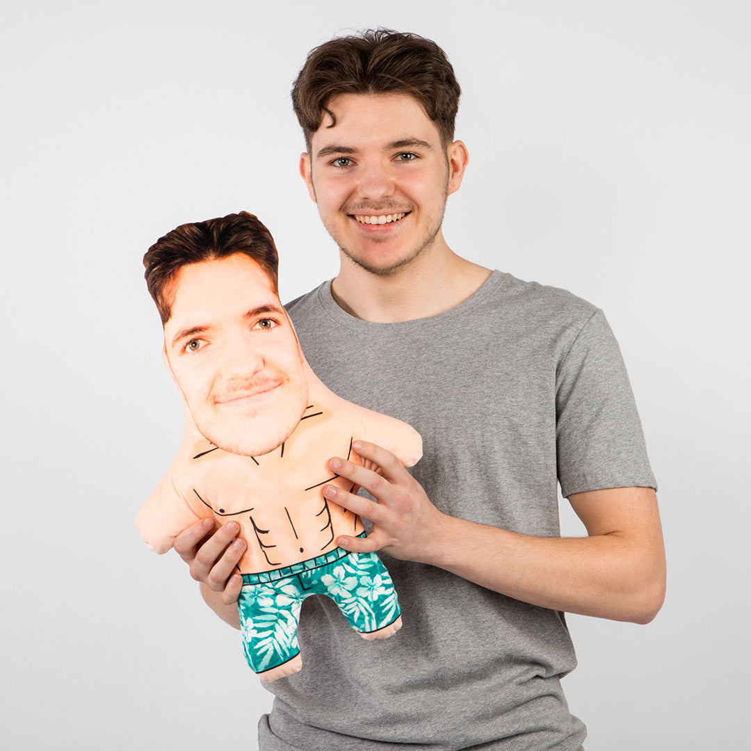 Beach Boy Face Pillow