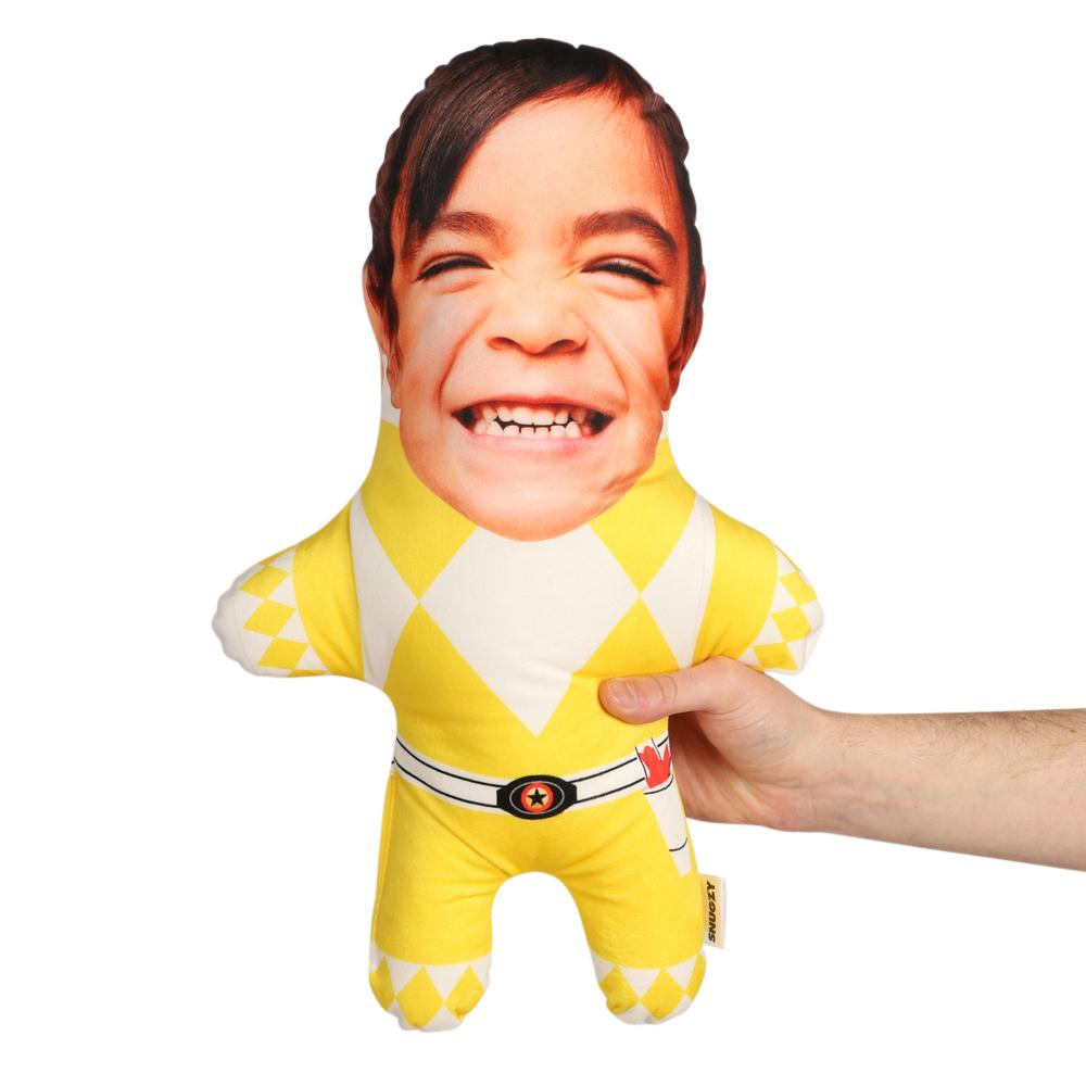 Yellow Rangers Face Pillow