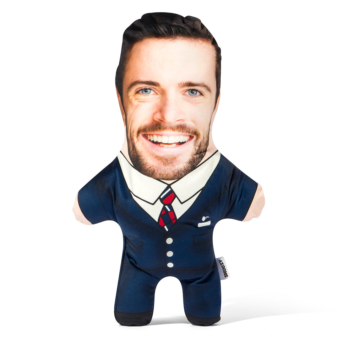Cabin Crew Male Navy Face Pillow