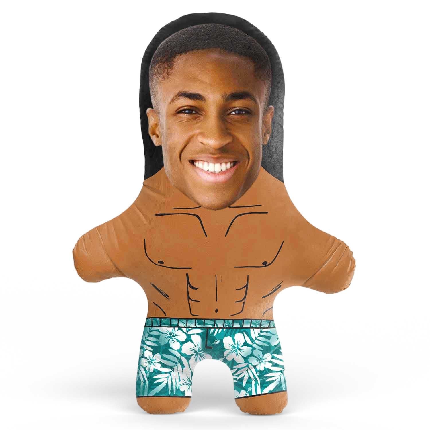 Beach Boy Face Pillow