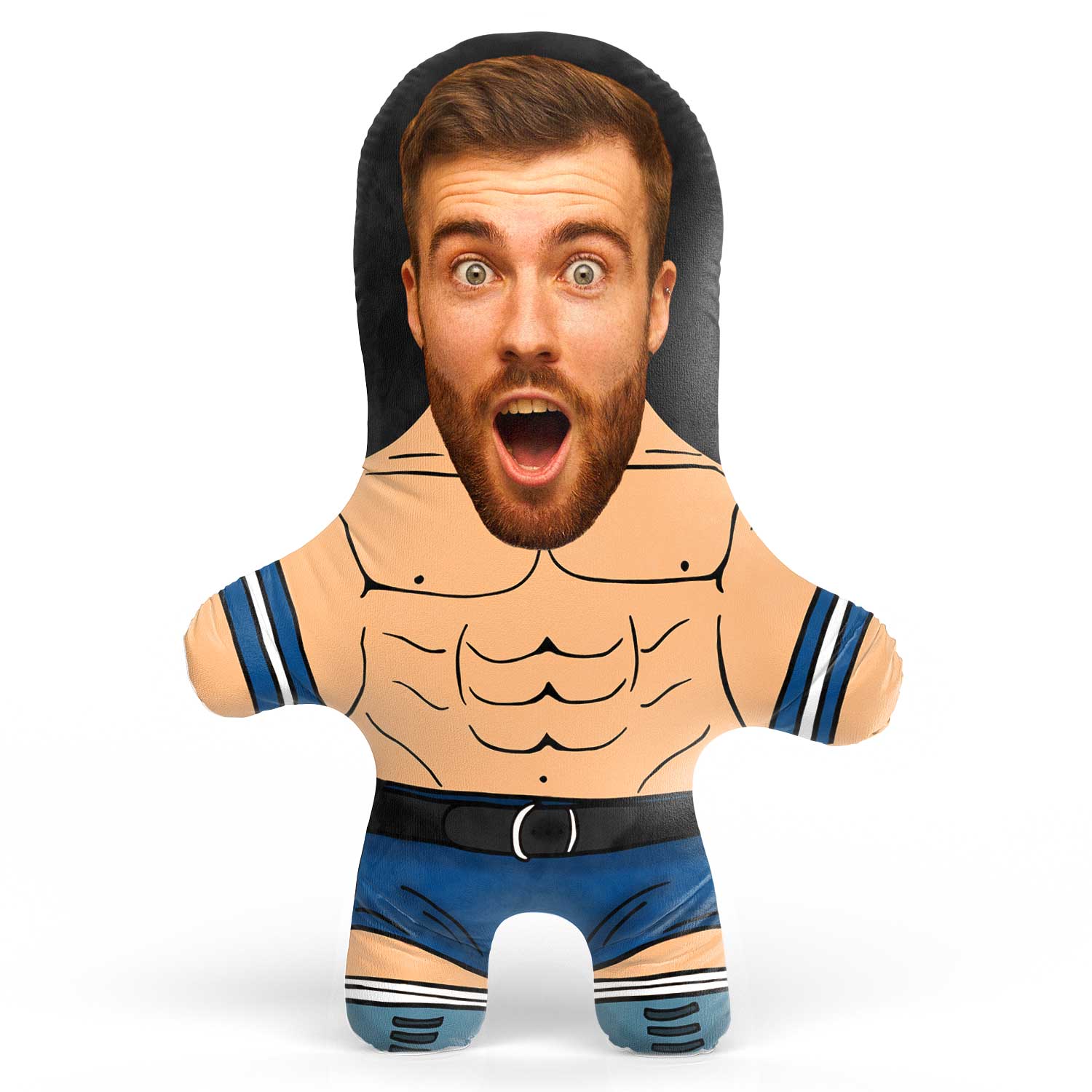 Gym Hunk Face Pillow