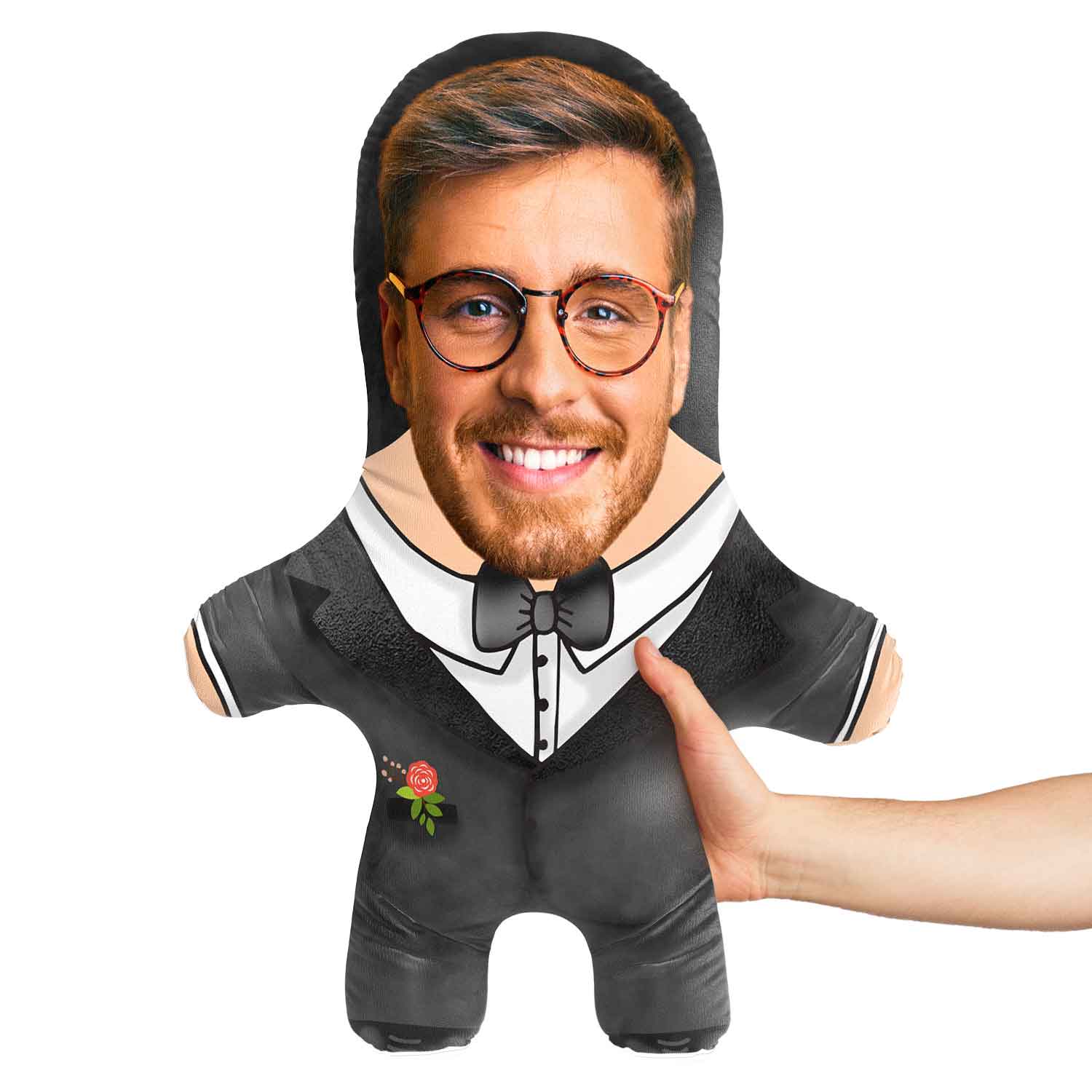 Groom Face Pillow
