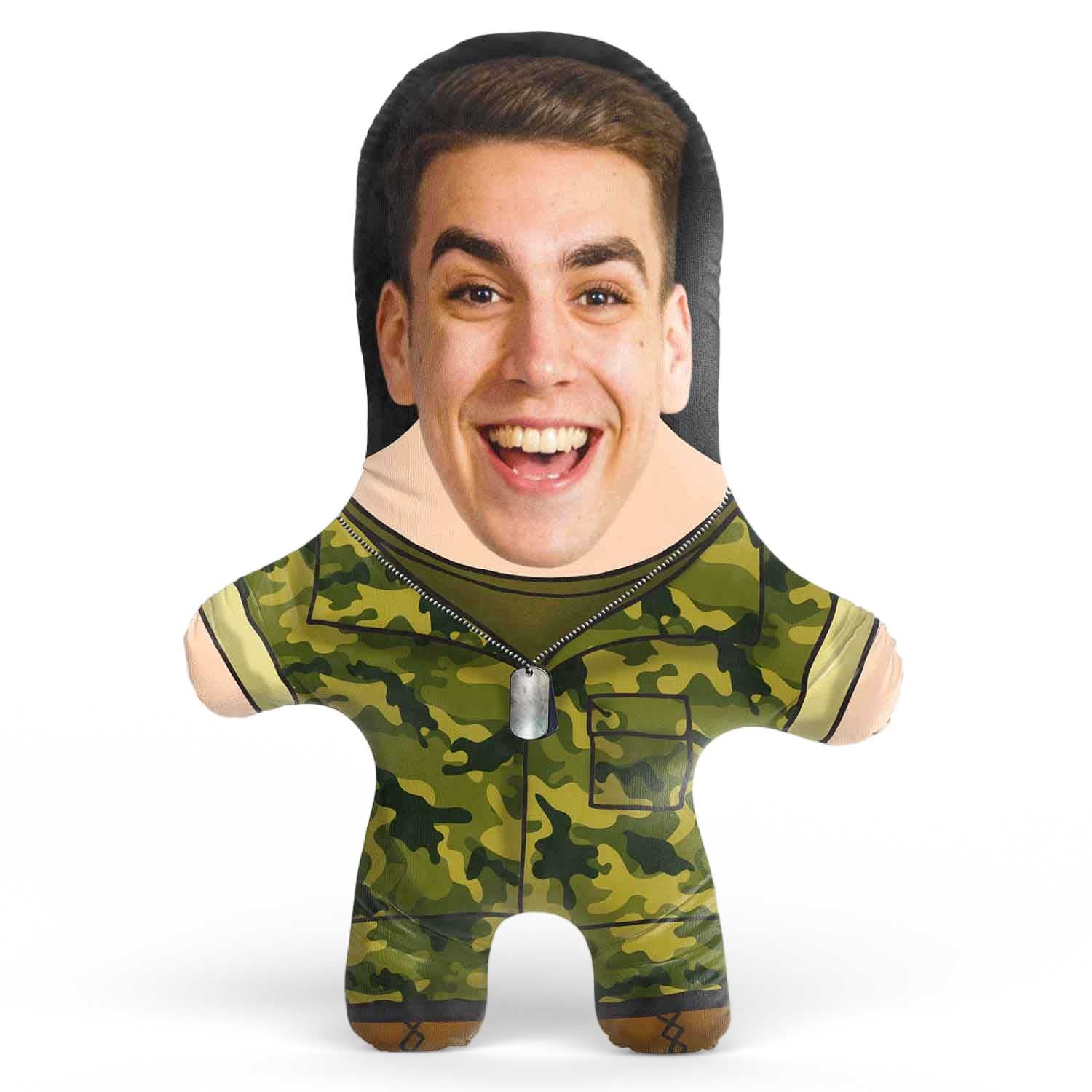 Soldier Face Pillow