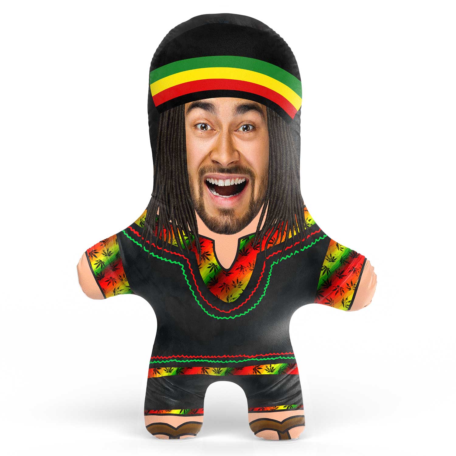 Rasta Face Pillow