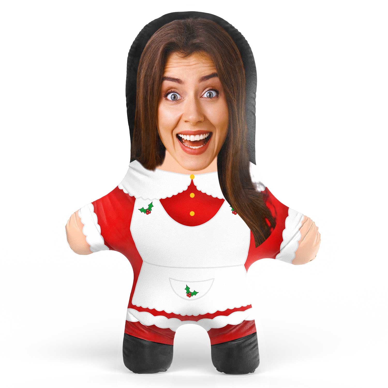 Mrs Claus Face Pillow