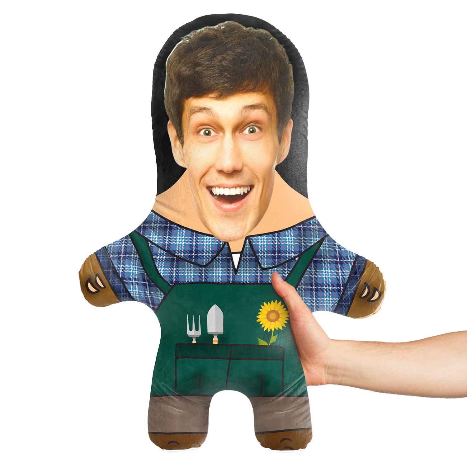 Gardener Face Pillow