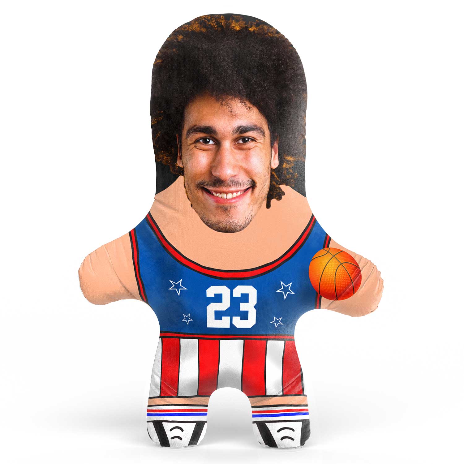 All Star Basketball Face Pillow