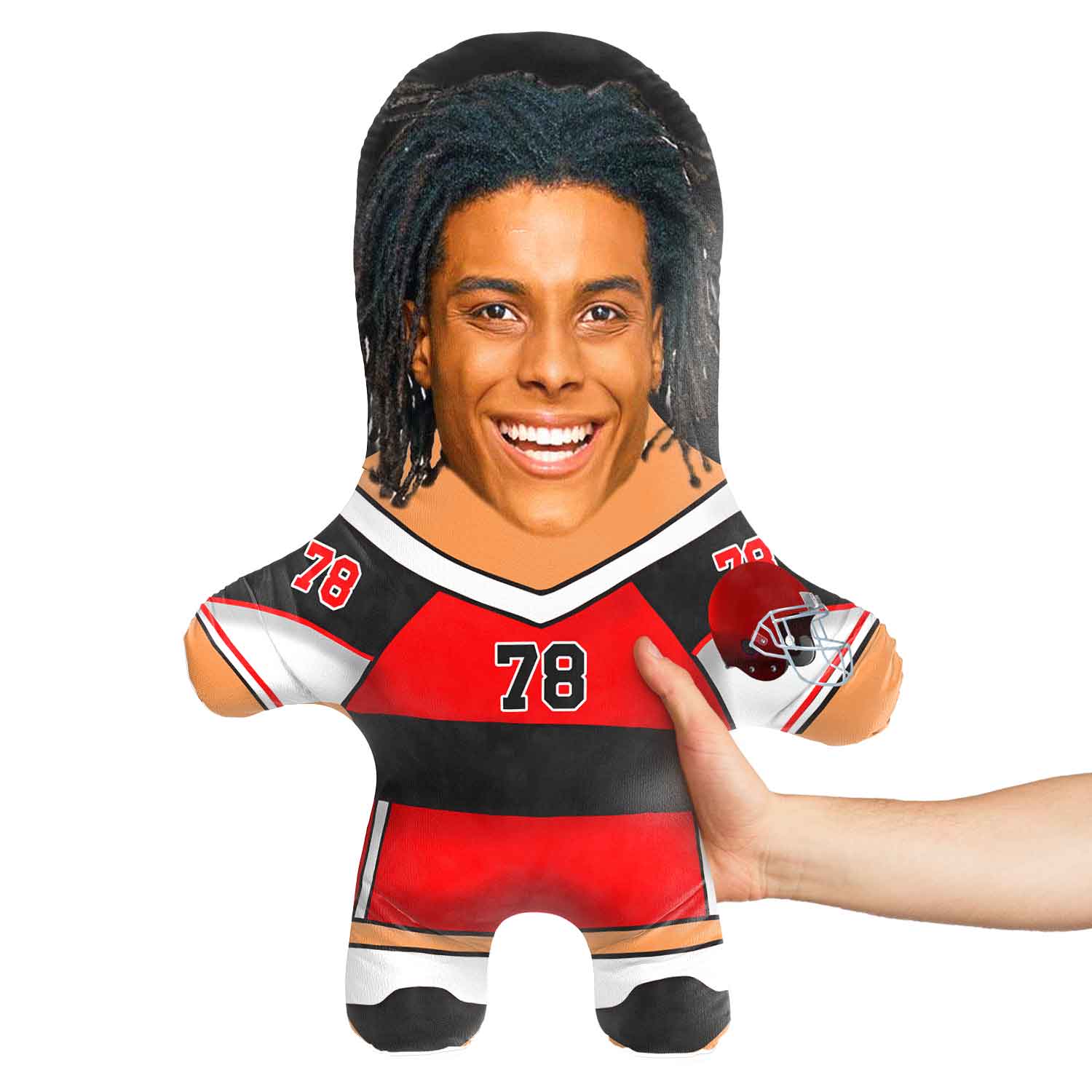 Football Face Pillow