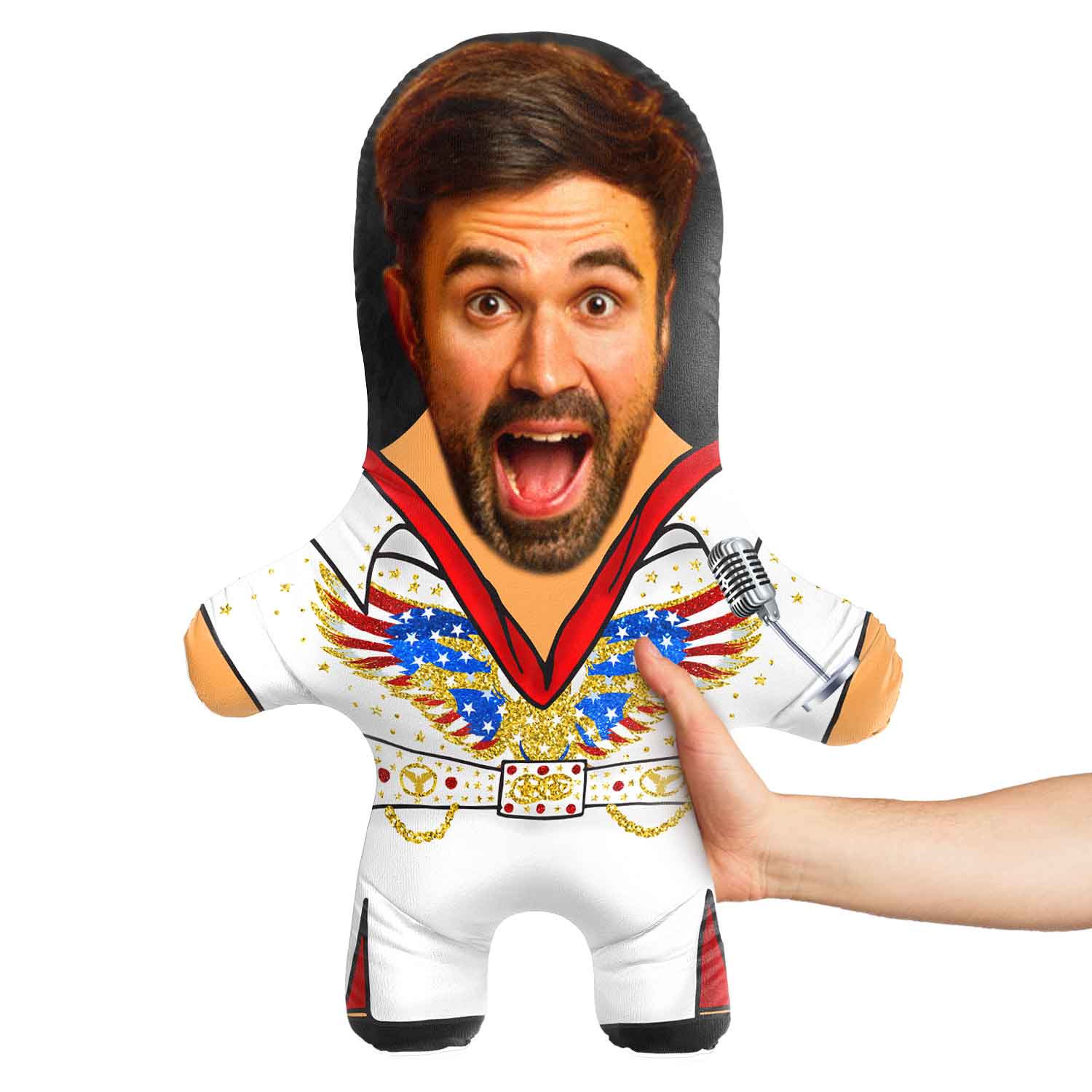 Elvis Face Pillow