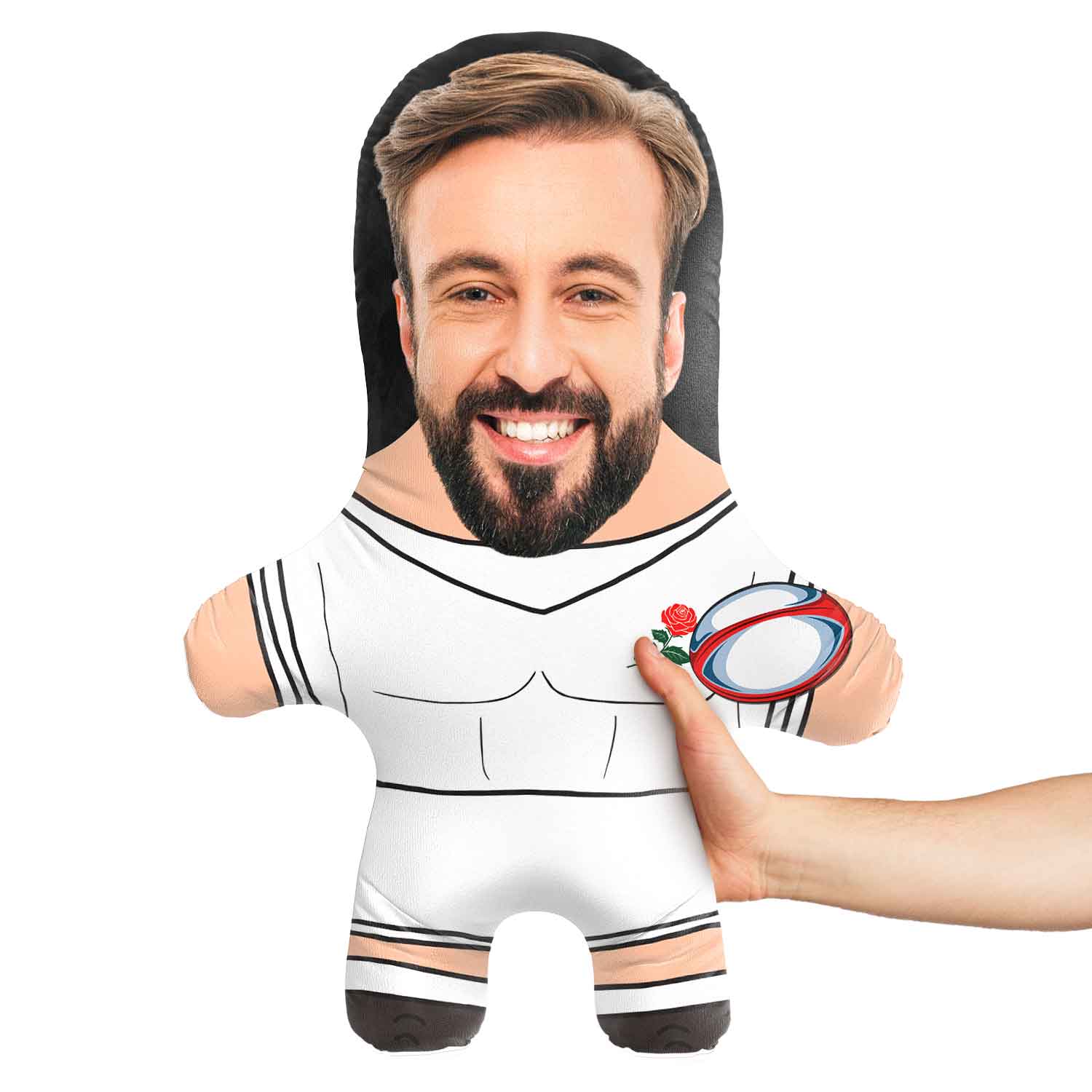 England Rugby Face Pillow