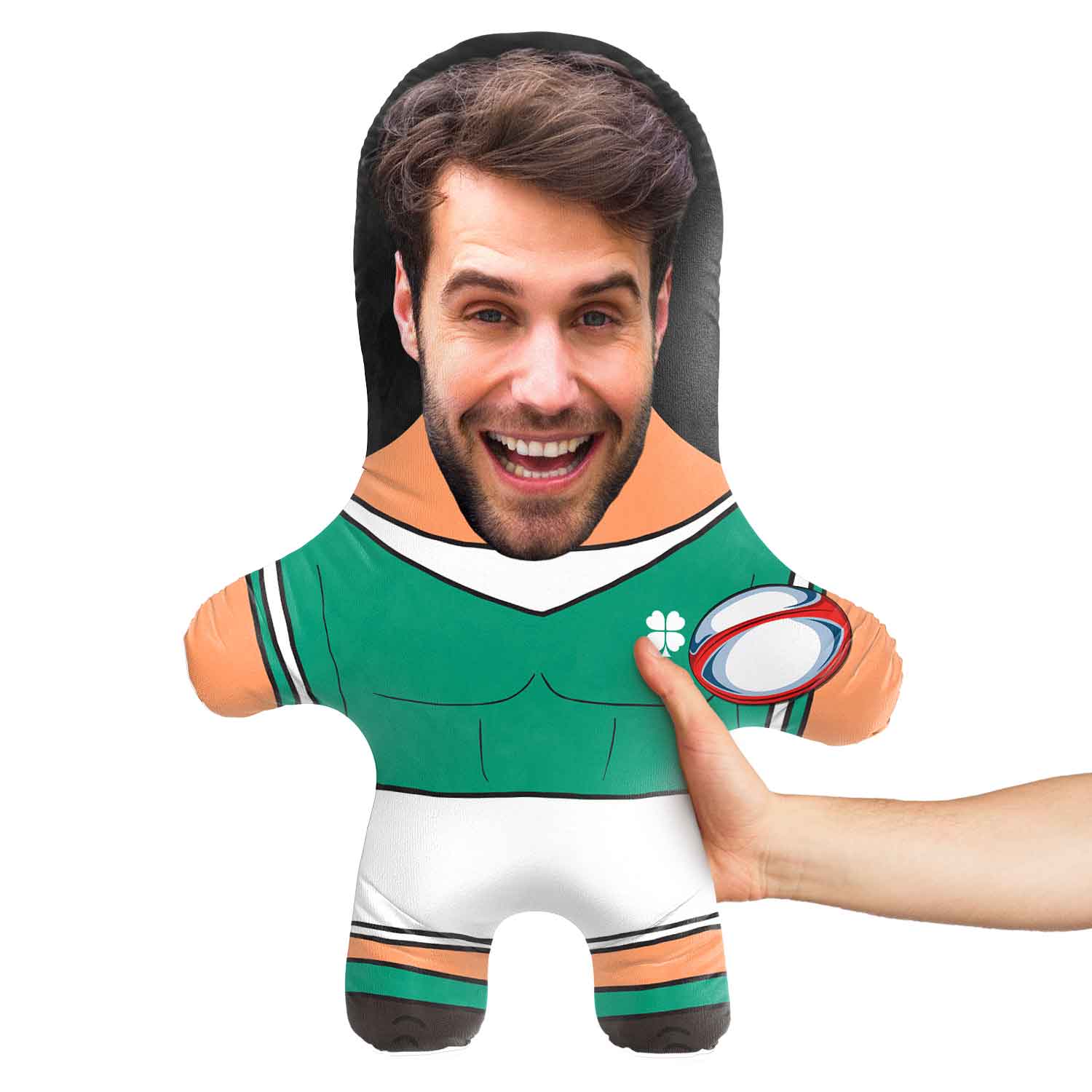 Ireland Rugby Face Pillow