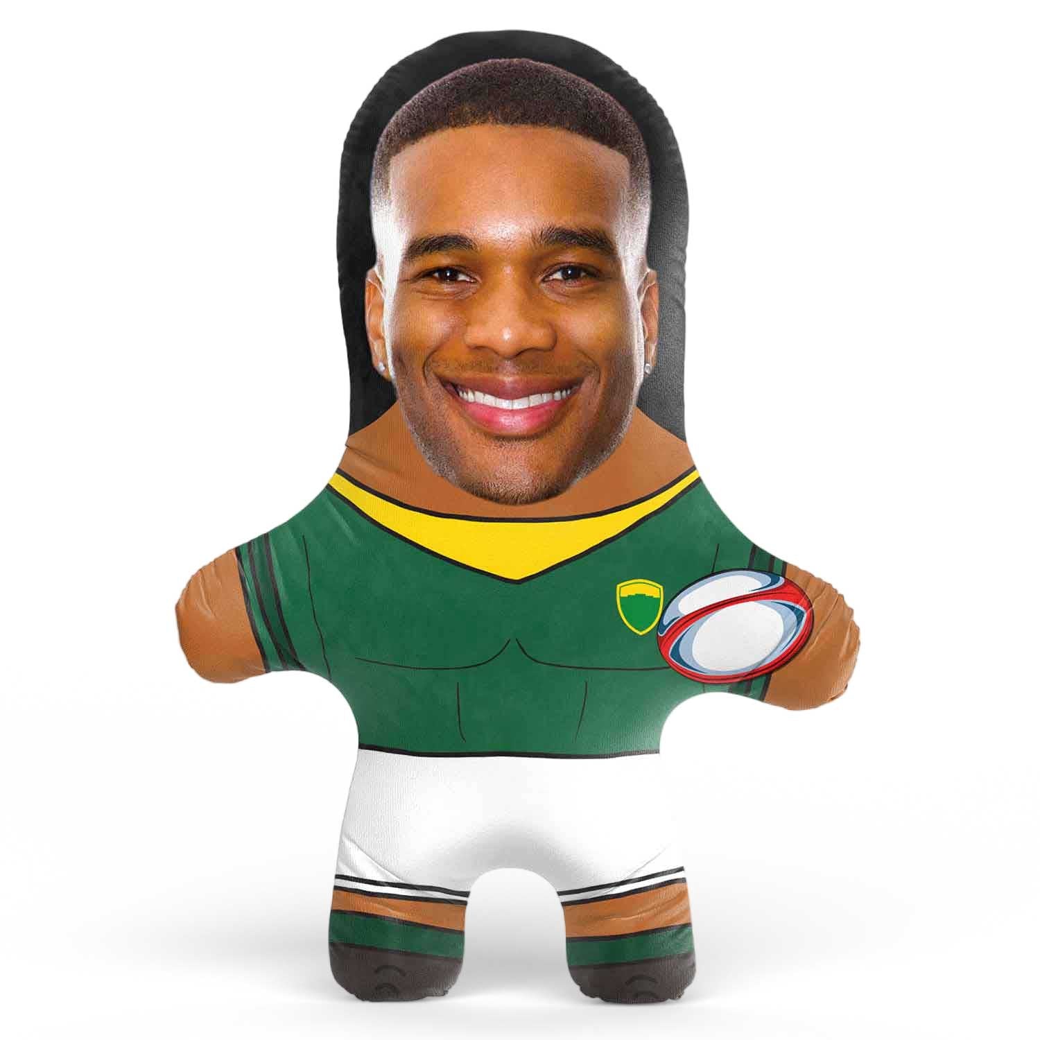 South Africa Rugby Face Pillow