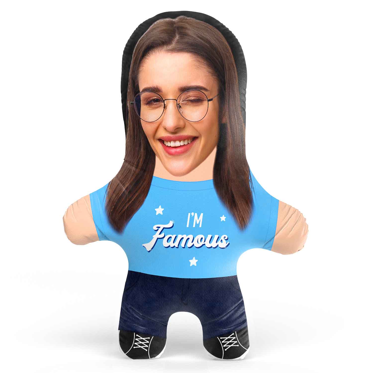 I'm Famous Face Pillow