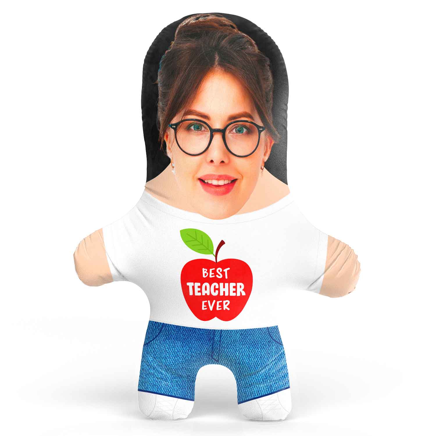 Best Teacher Ever Face Pillow