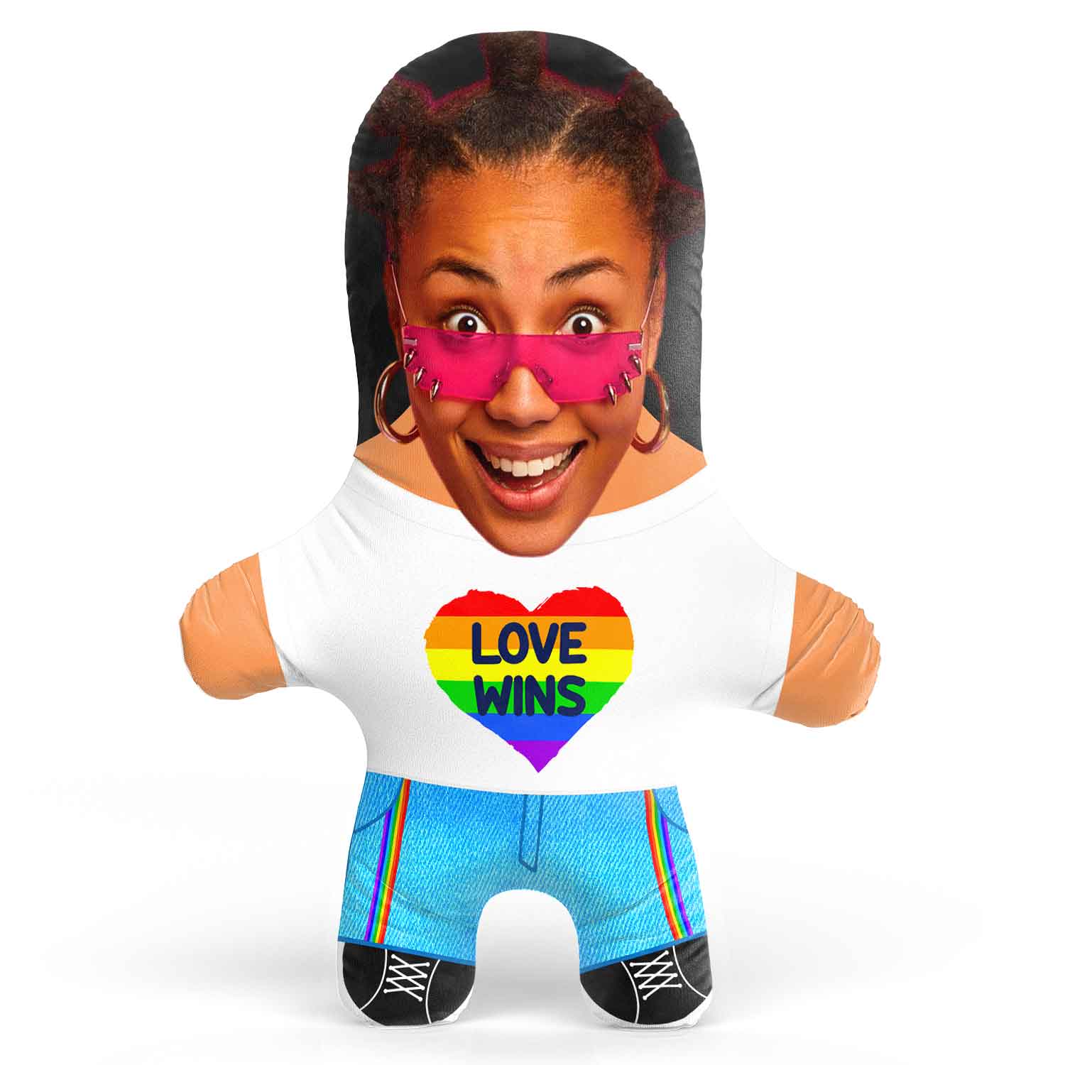 Love Wins Face Pillow