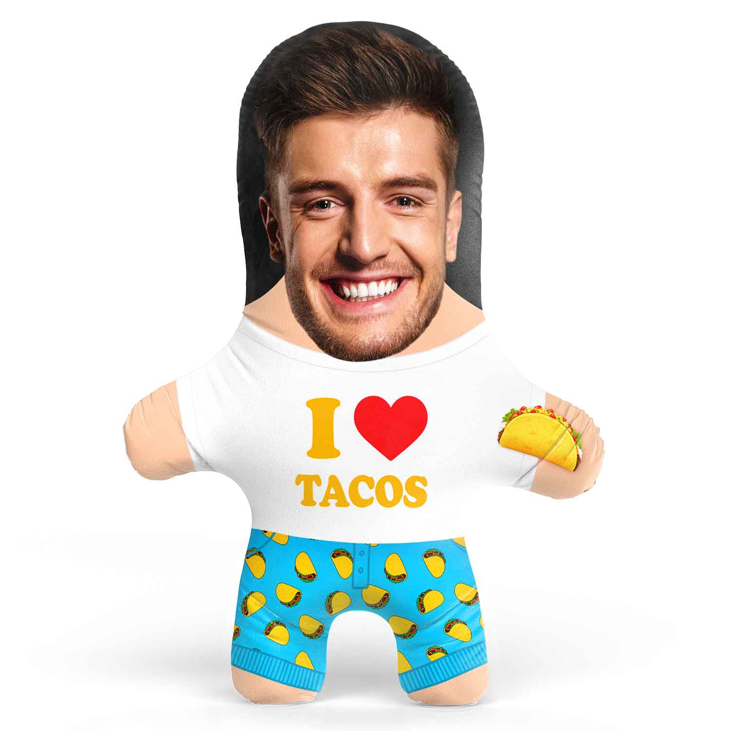 Taco Face Pillow
