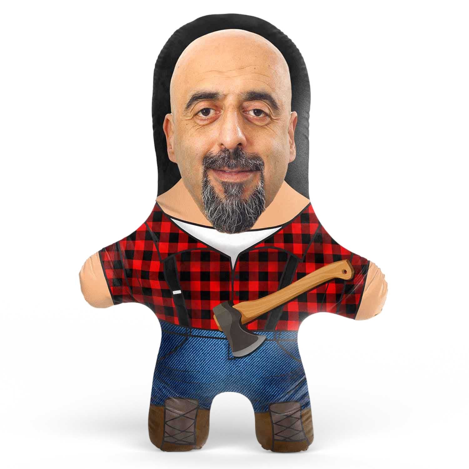Lumberjack Face Pillow