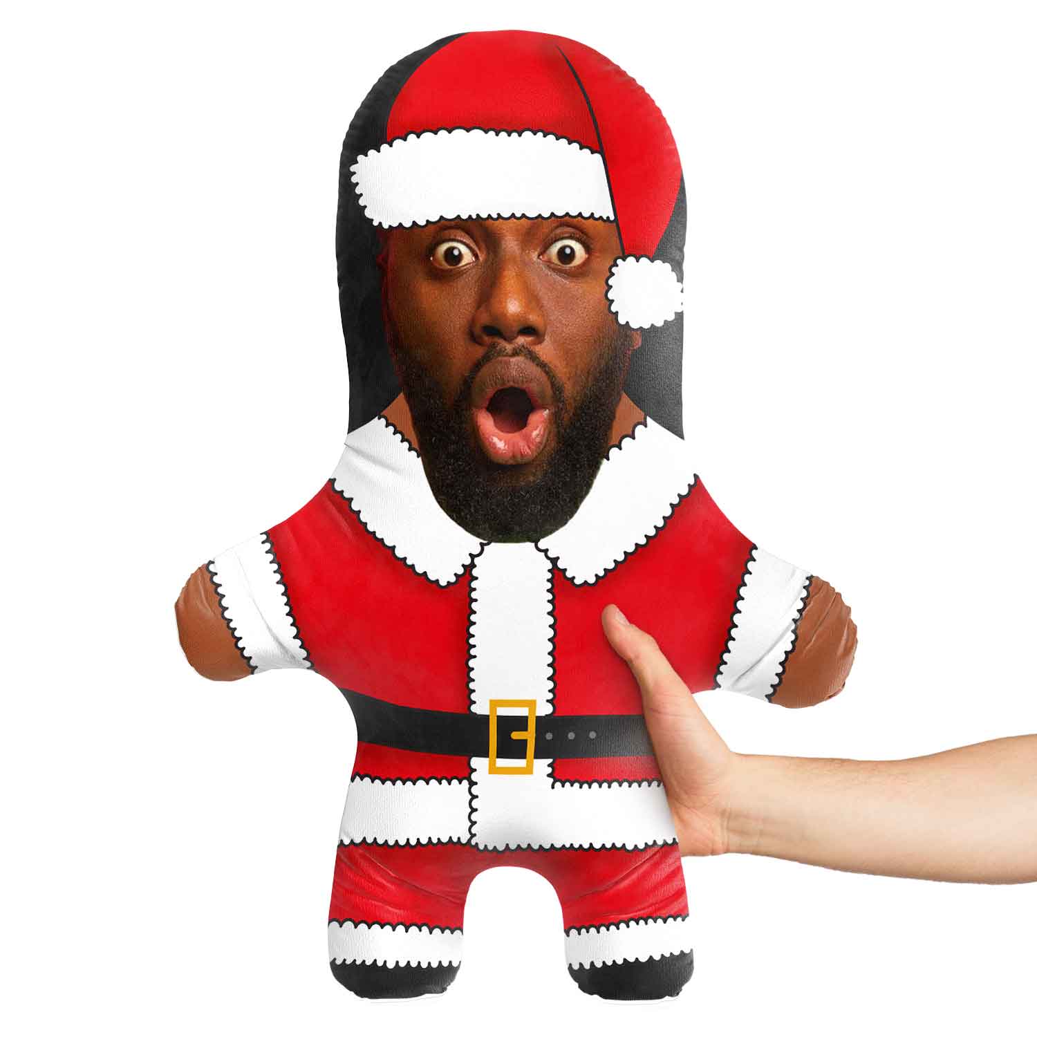 Santa Hat Face Pillow