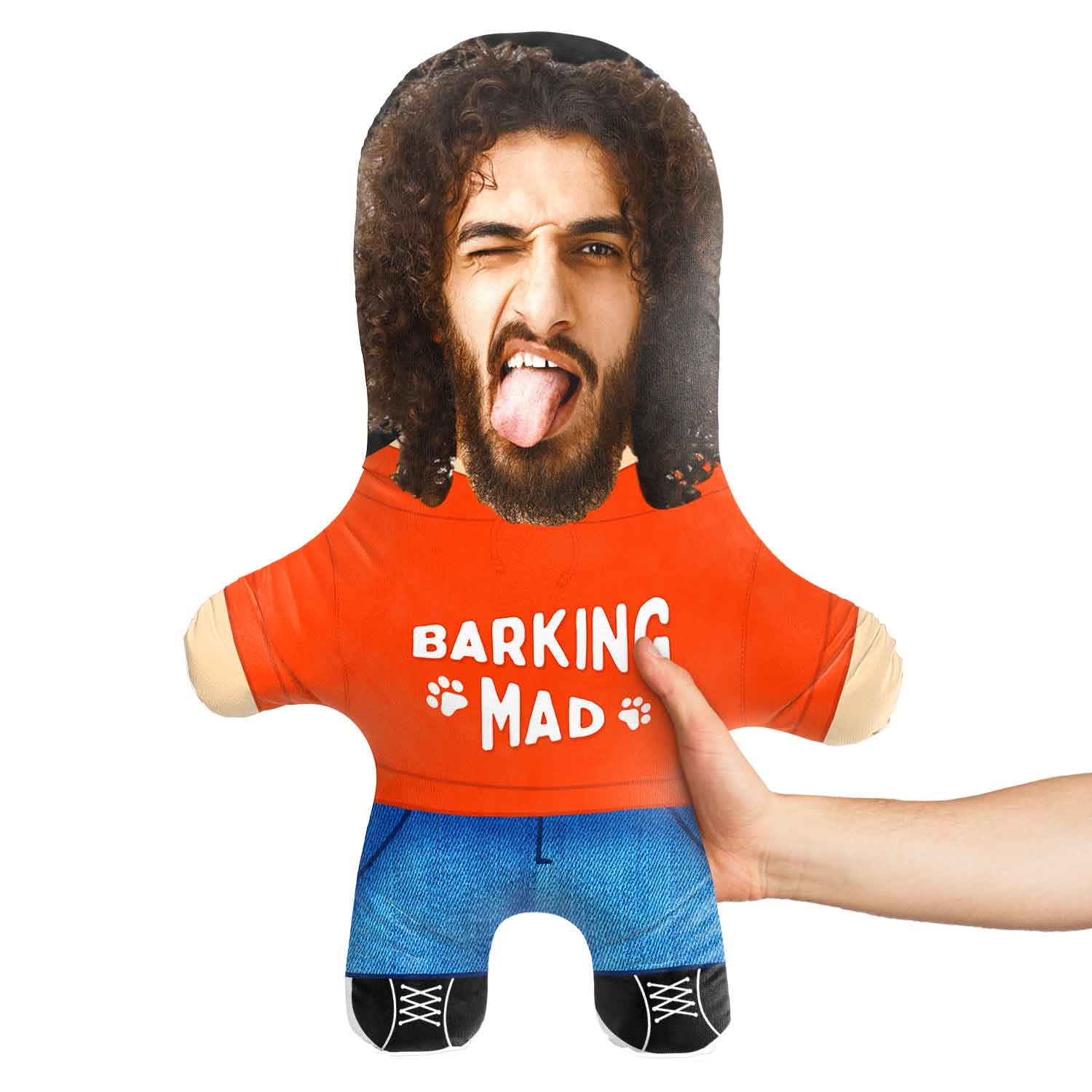 Barking Mad Face Pillow