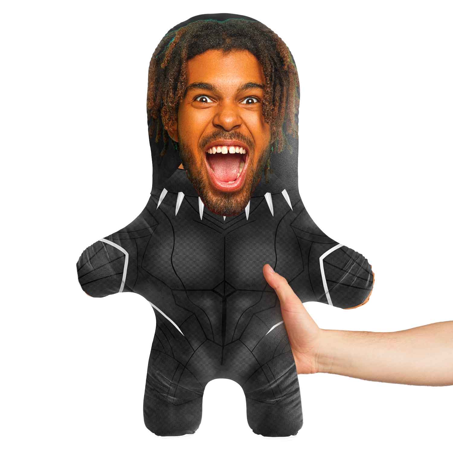 Superhero Panther Face Pillow