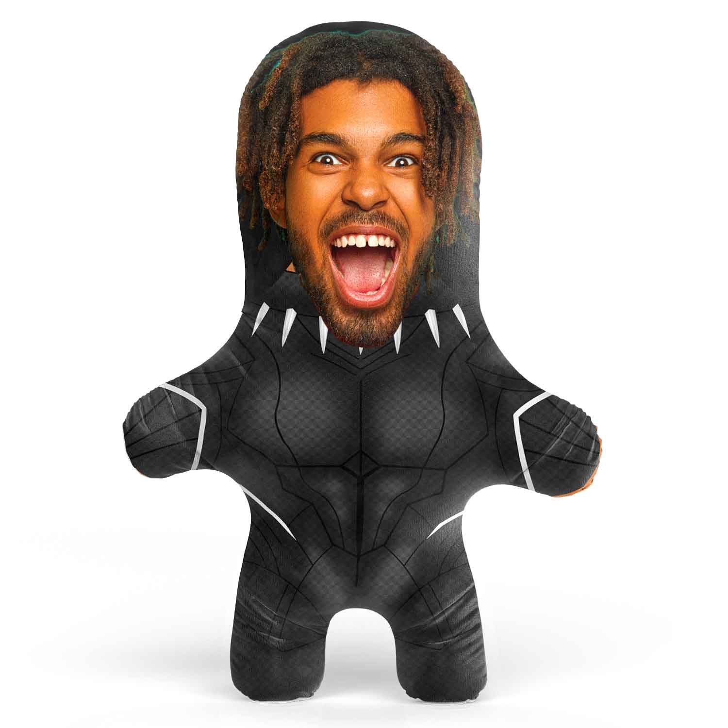 Superhero Panther Face Pillow