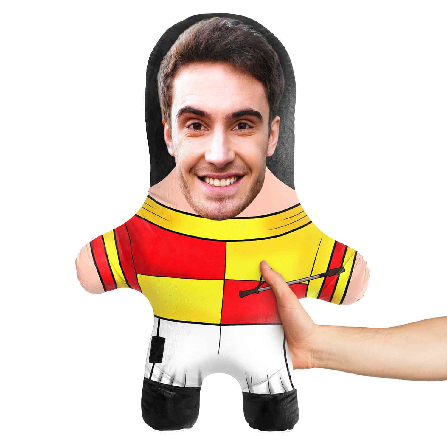 Jockey Face Pillow