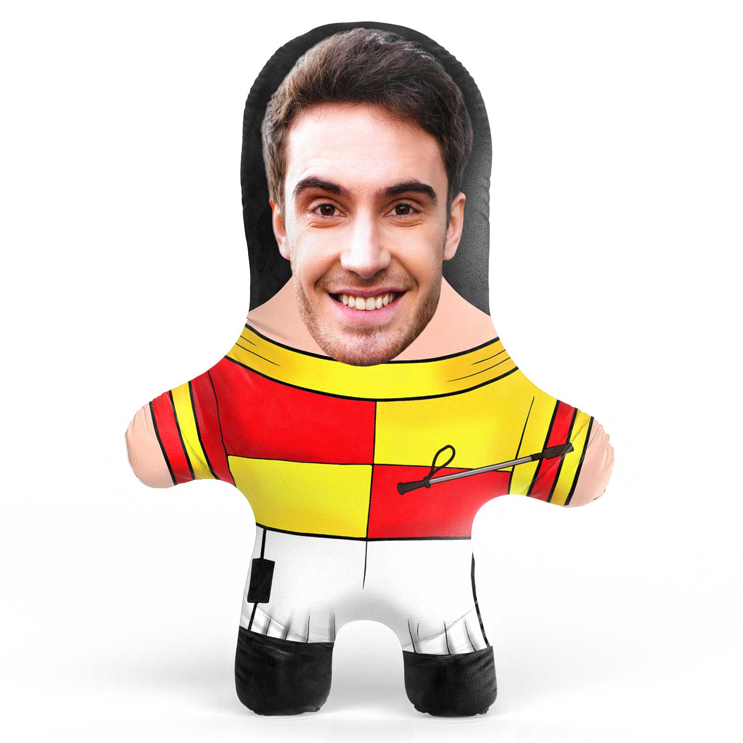 Jockey Face Pillow