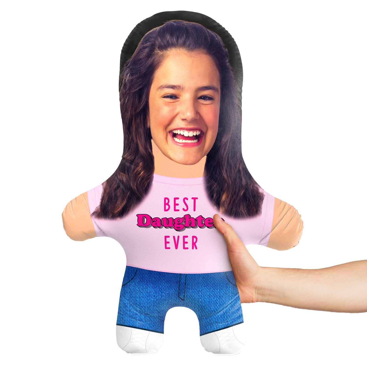 Best Daughter Ever Face Pillow