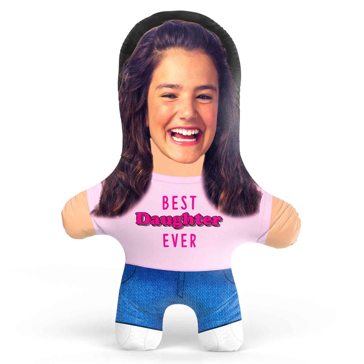 Best Daughter Ever Face Pillow