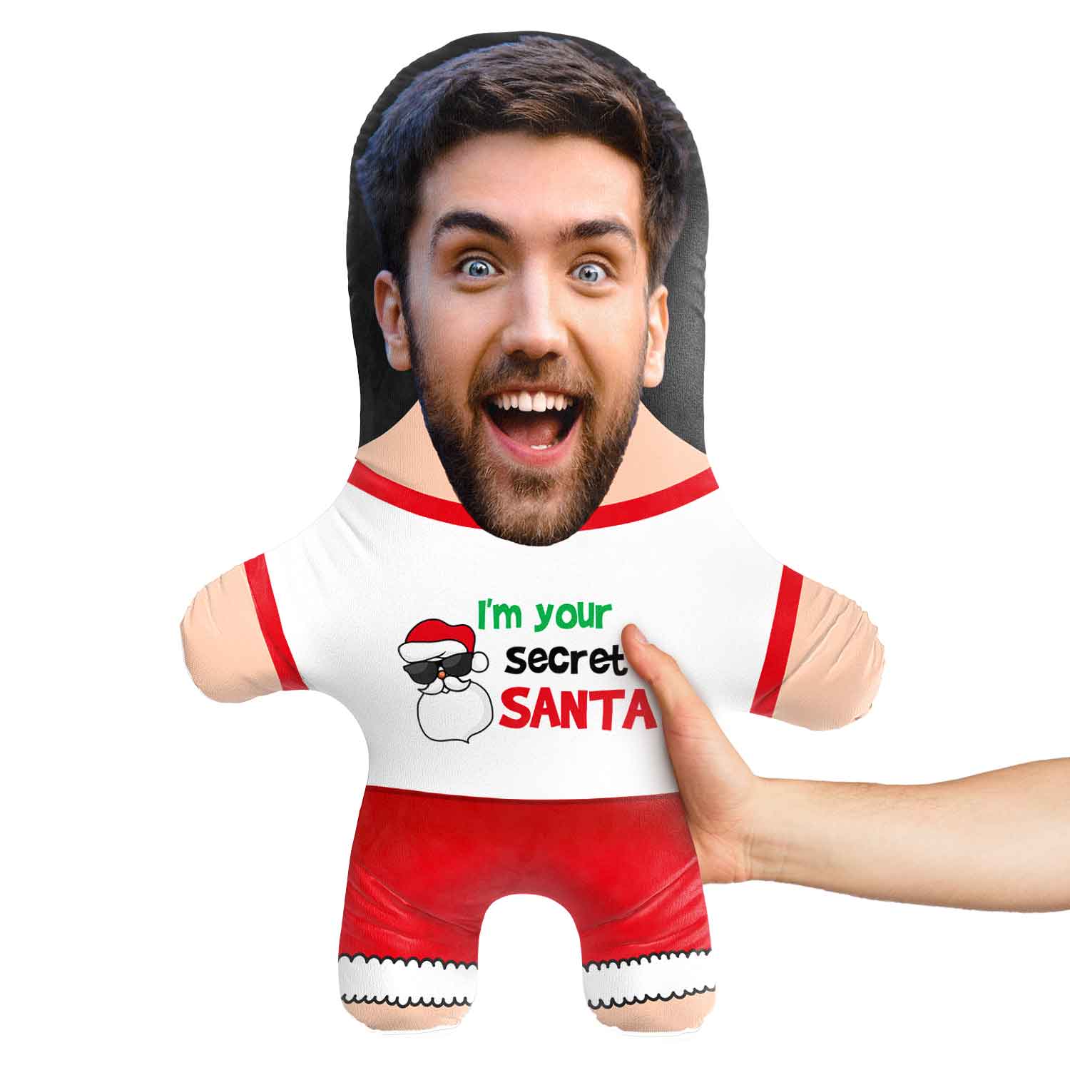 I'm Your Secret Santa Face Pillow