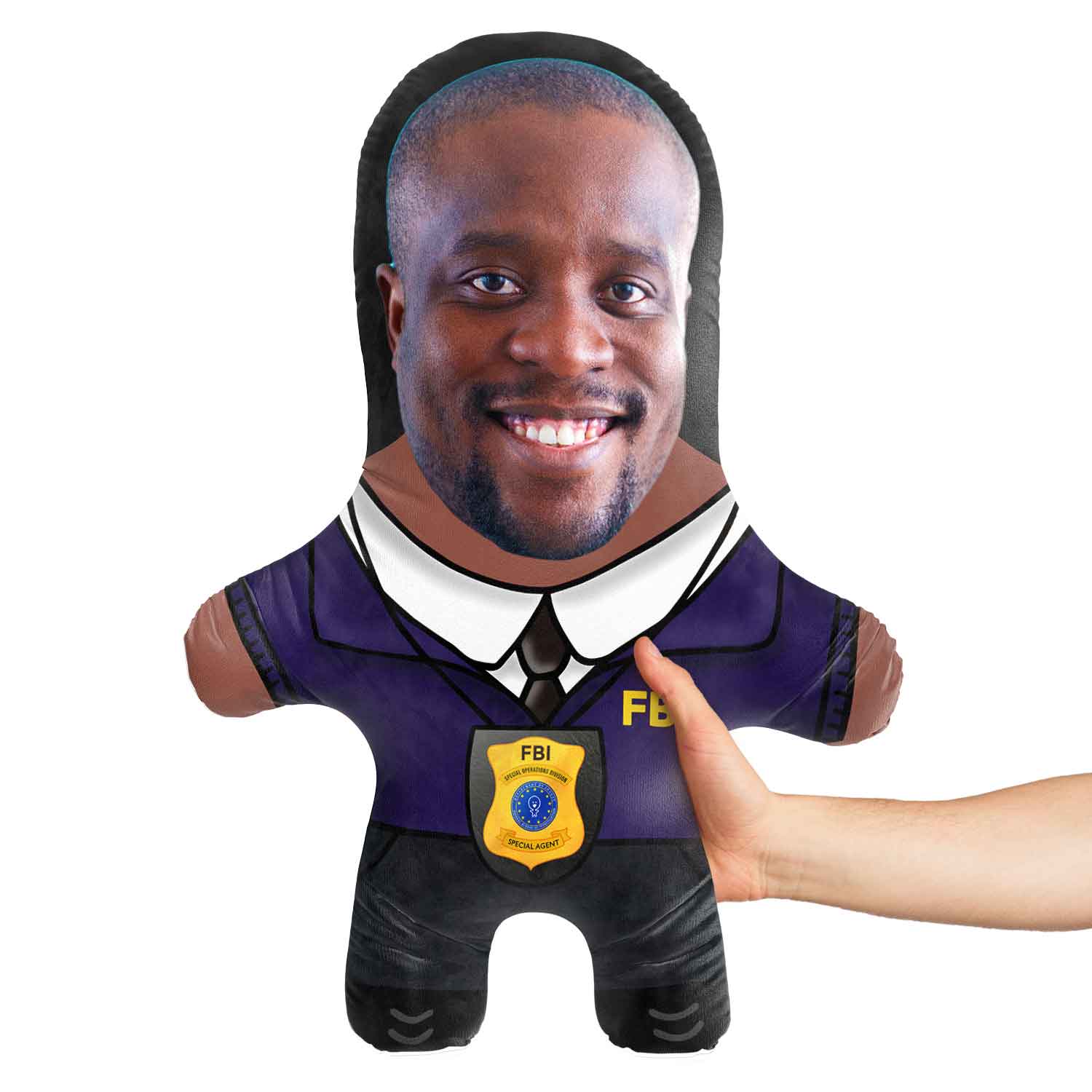 FBI Face Pillow