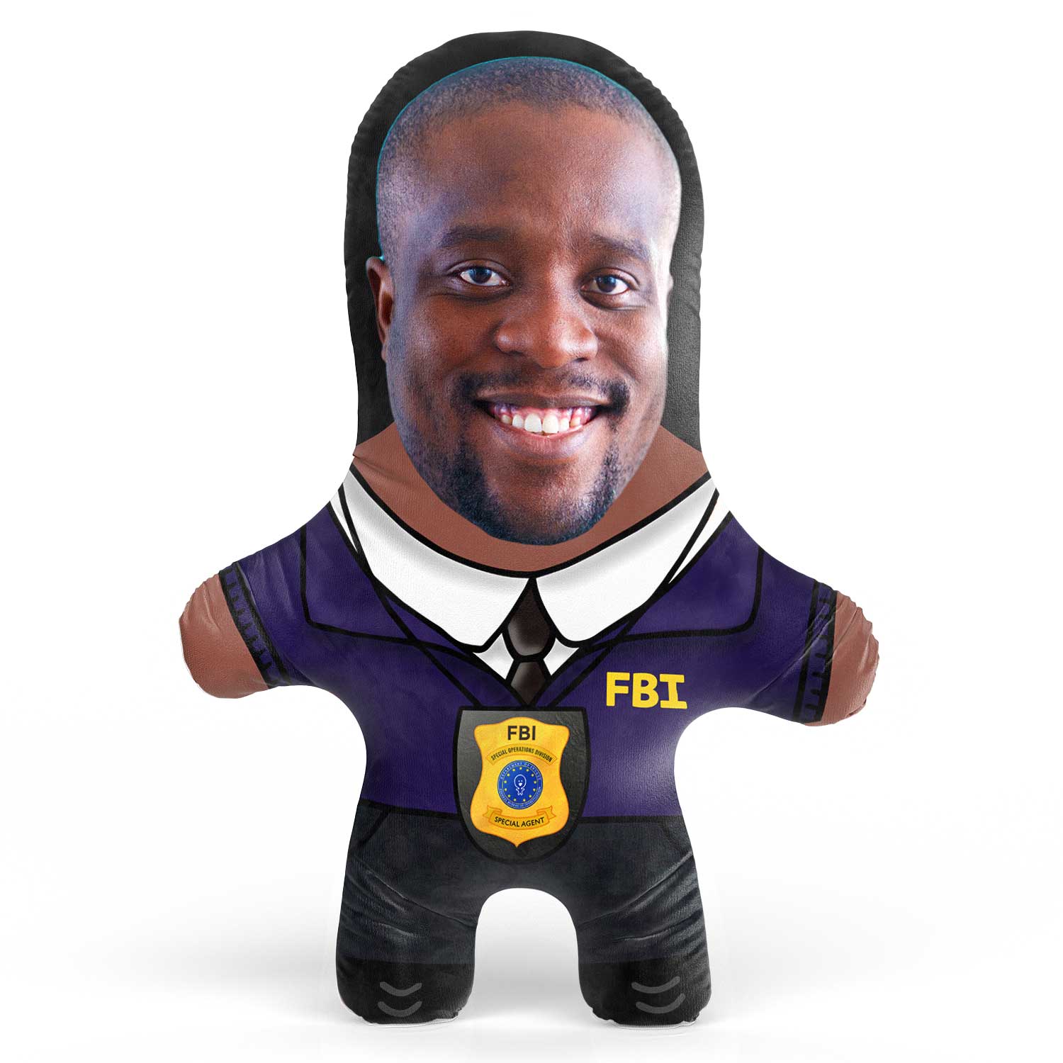 FBI Face Pillow