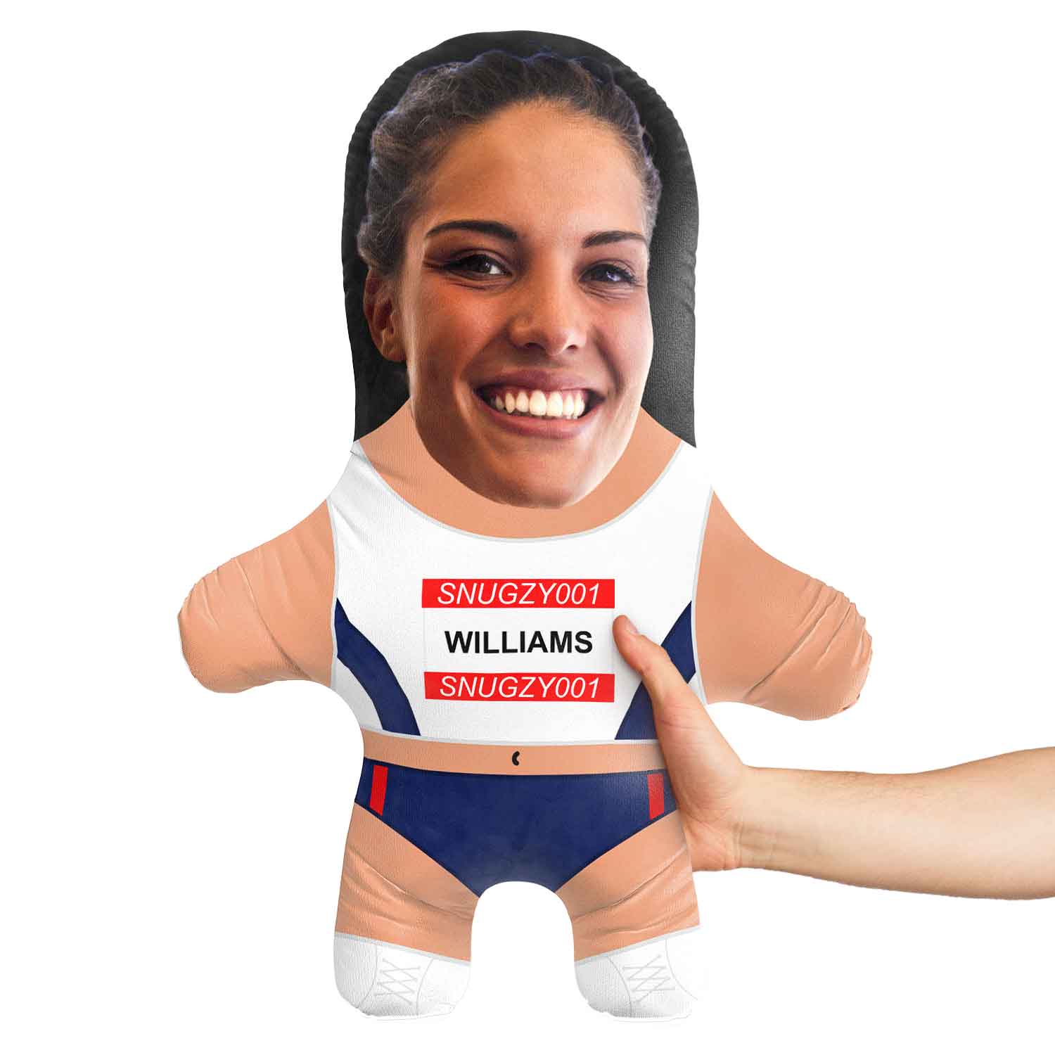 Track Team Female Face Pillow