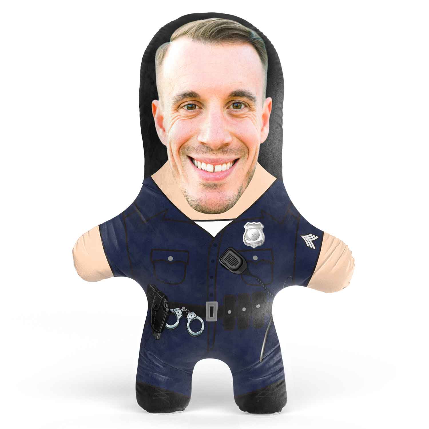 Police Officer LAPD Face Pillow