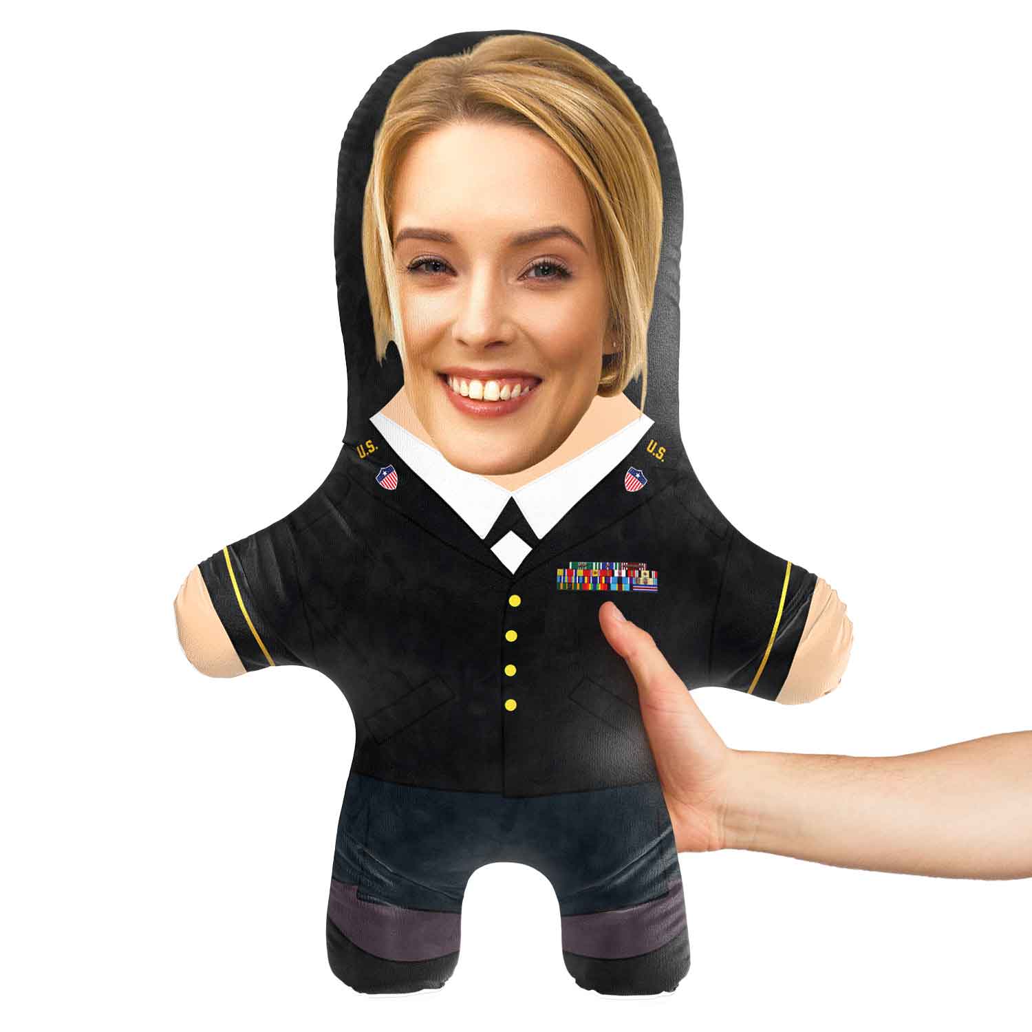 US Green Service Skirt Face Pillow