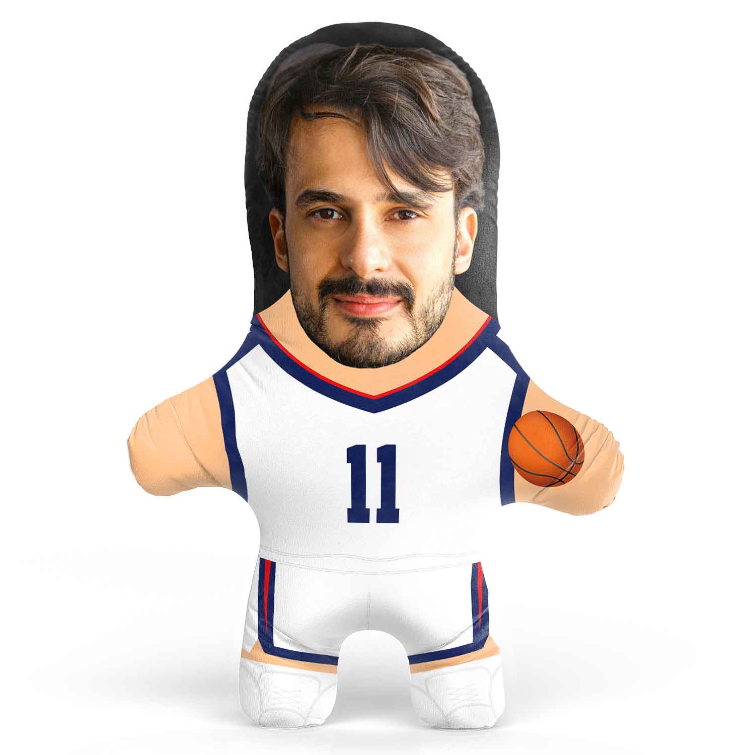 Washington College Basketball Face Pillow