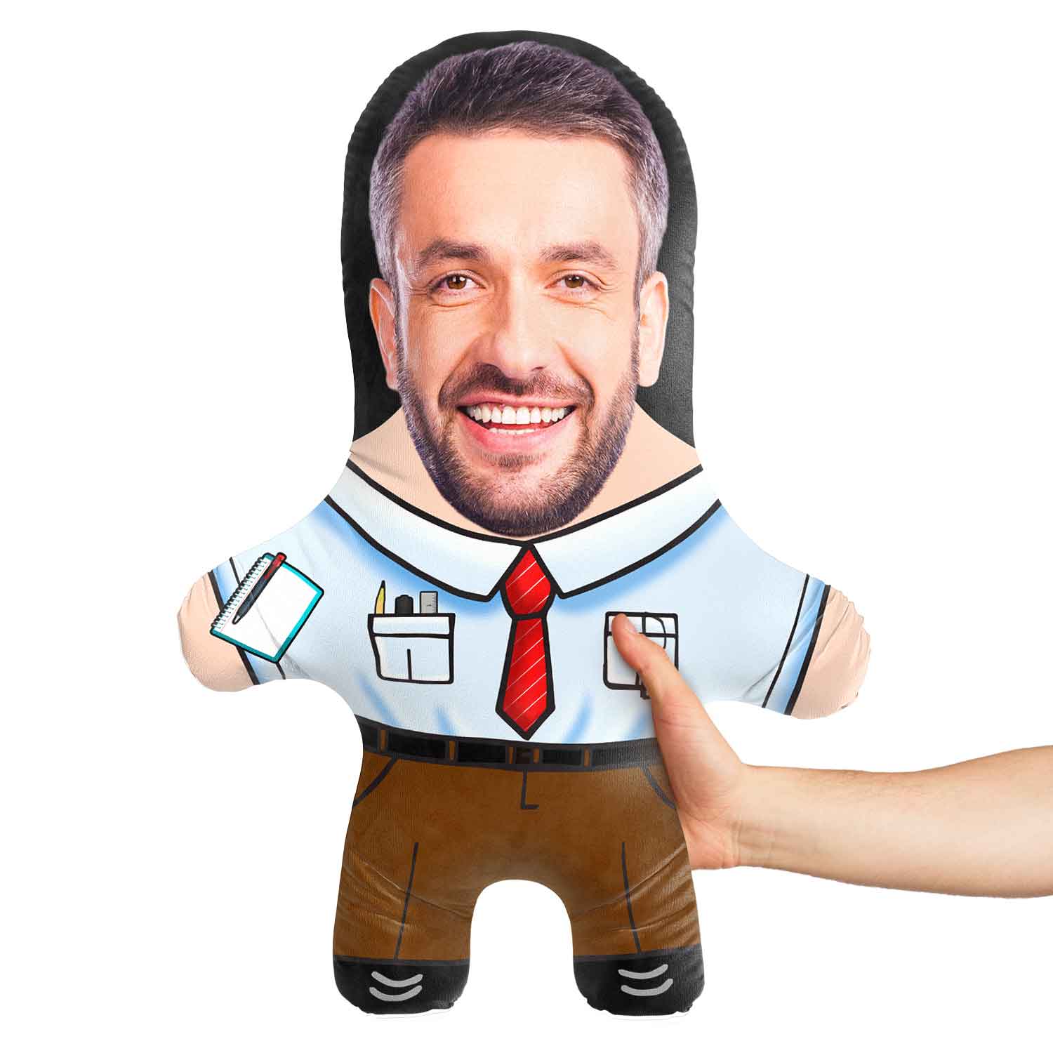 Office Worker Face Pillow