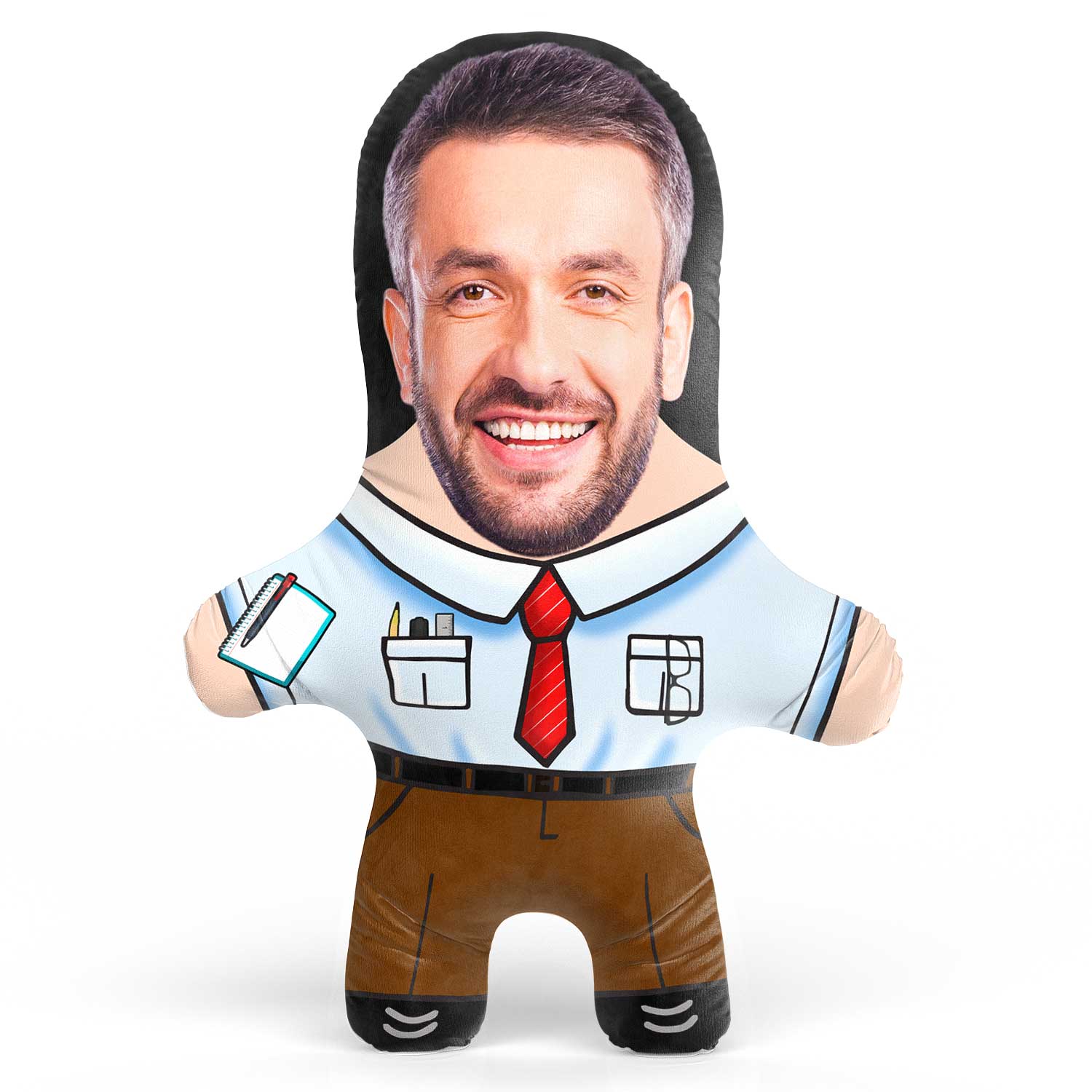 Office Worker Face Pillow