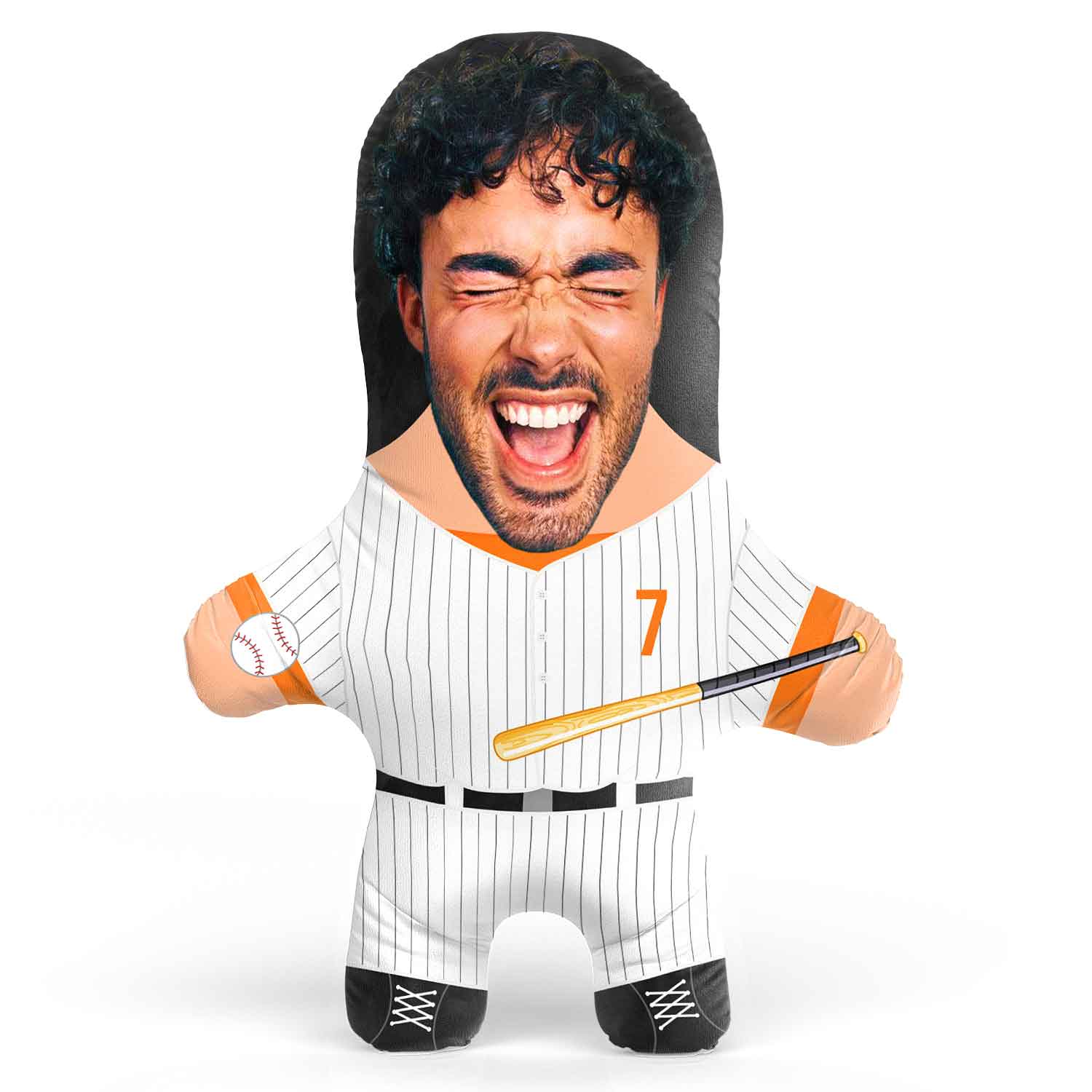 Tennessee College Baseball Face Pillow