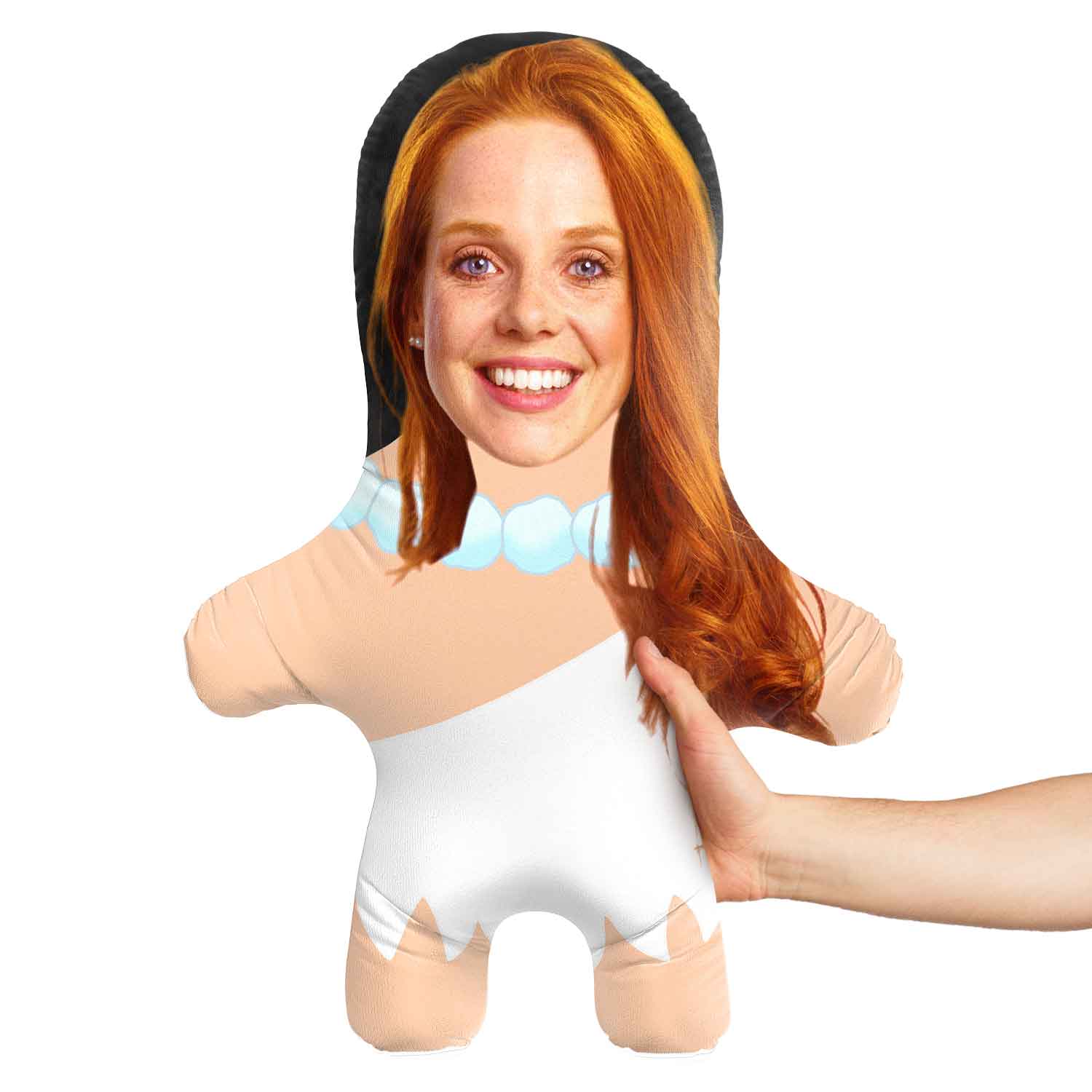Cavewoman Face Pillow