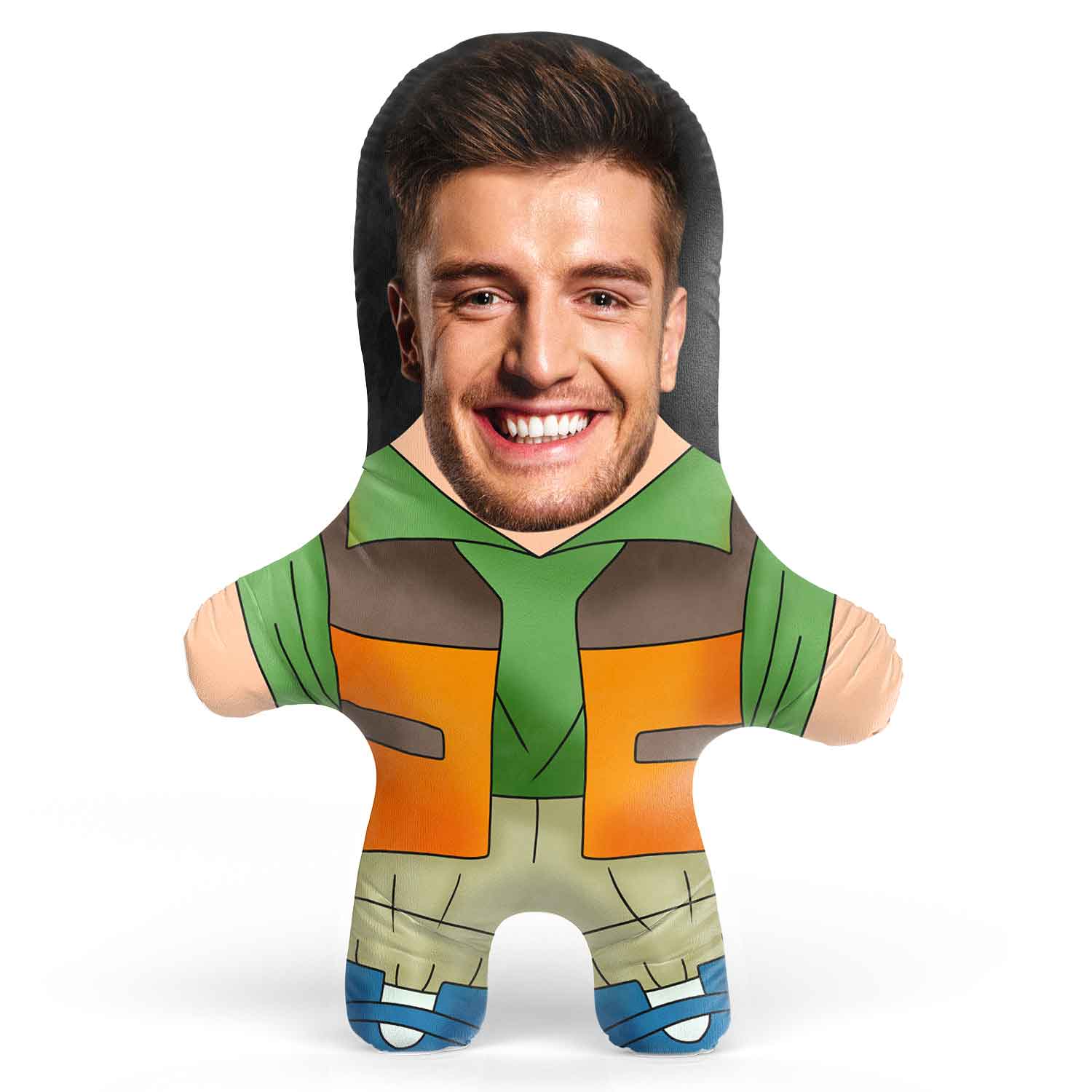 Brock Face Pillow