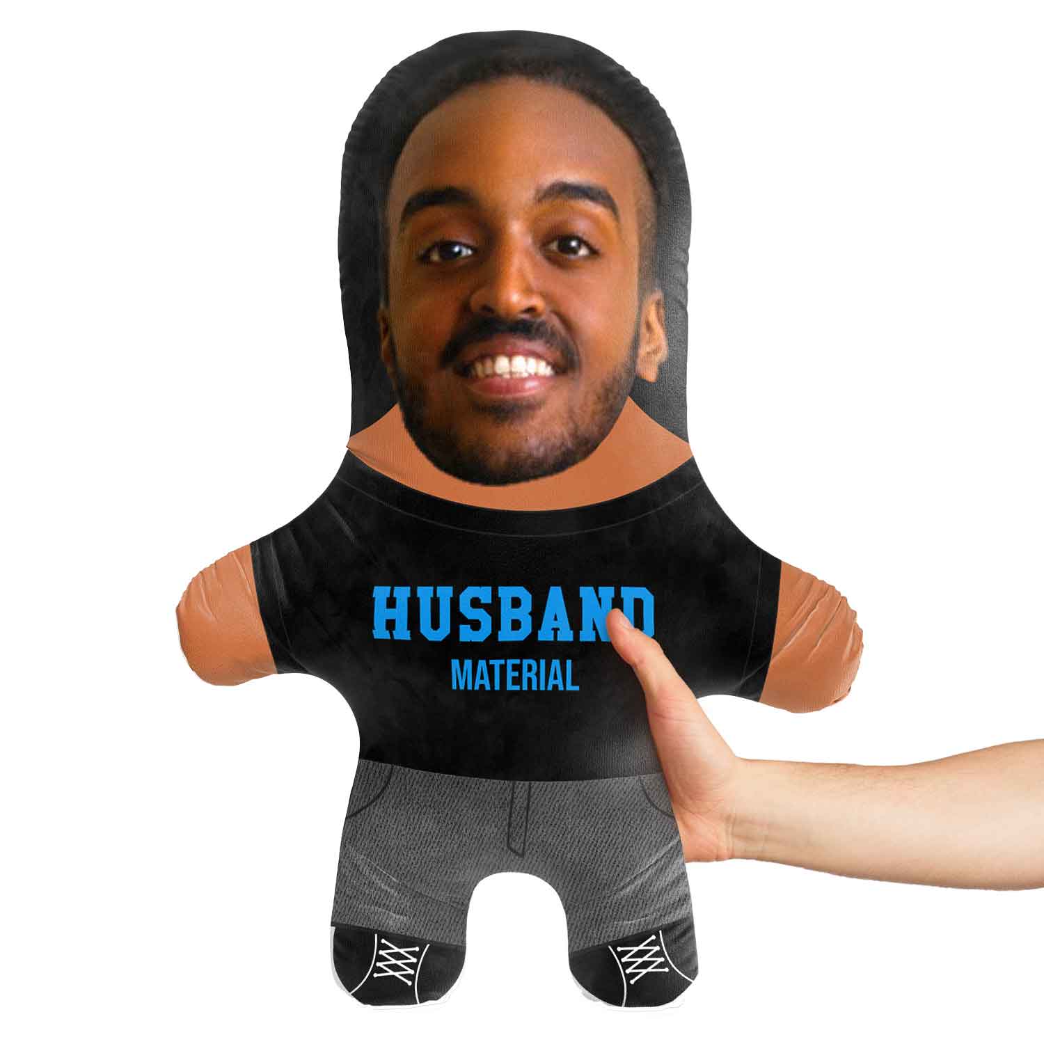 Husband Material Face Pillow