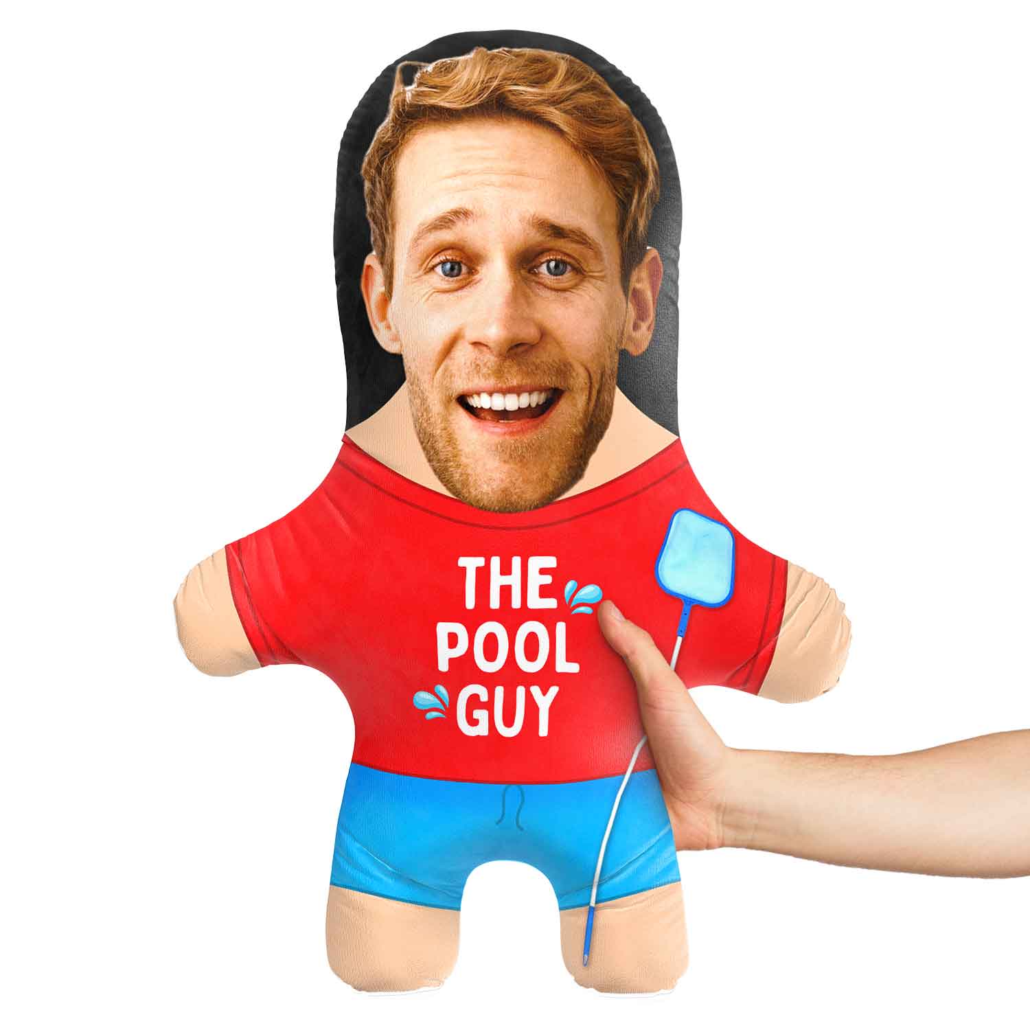 Pool Boy Face Pillow
