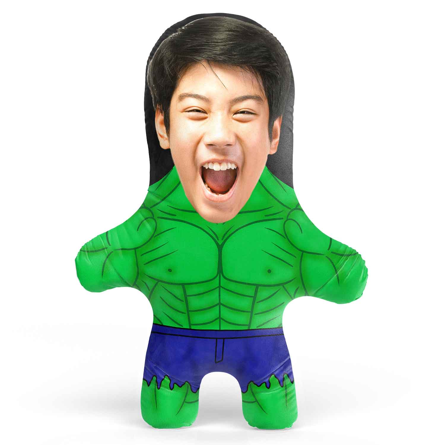 The Green Man Face Pillow