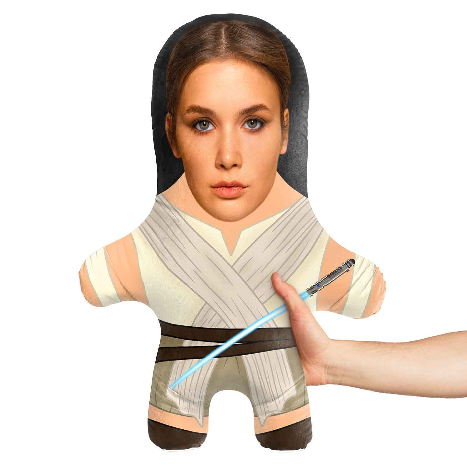 Female Space Fighter Face Pillow