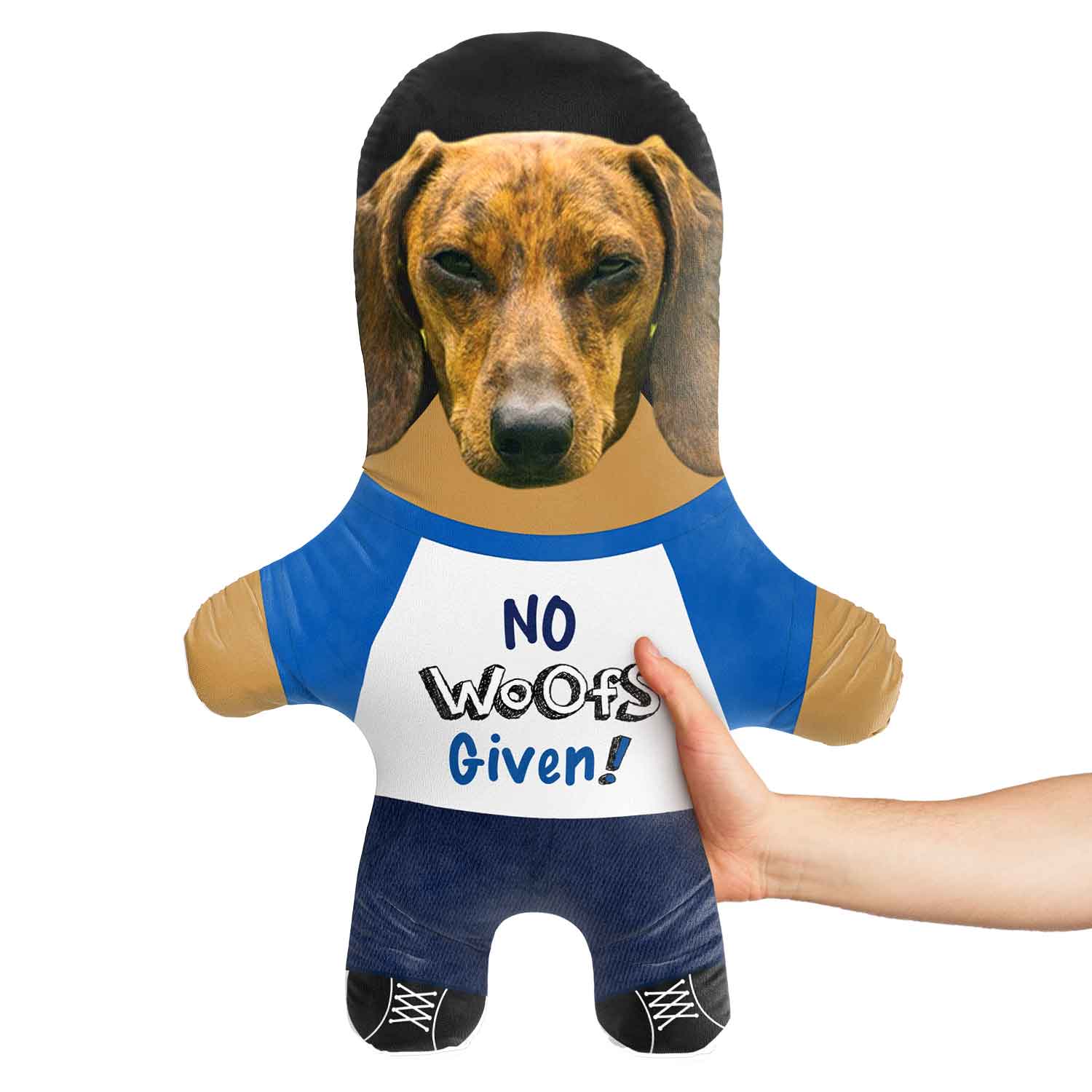 No Woofs Given Face Pillow