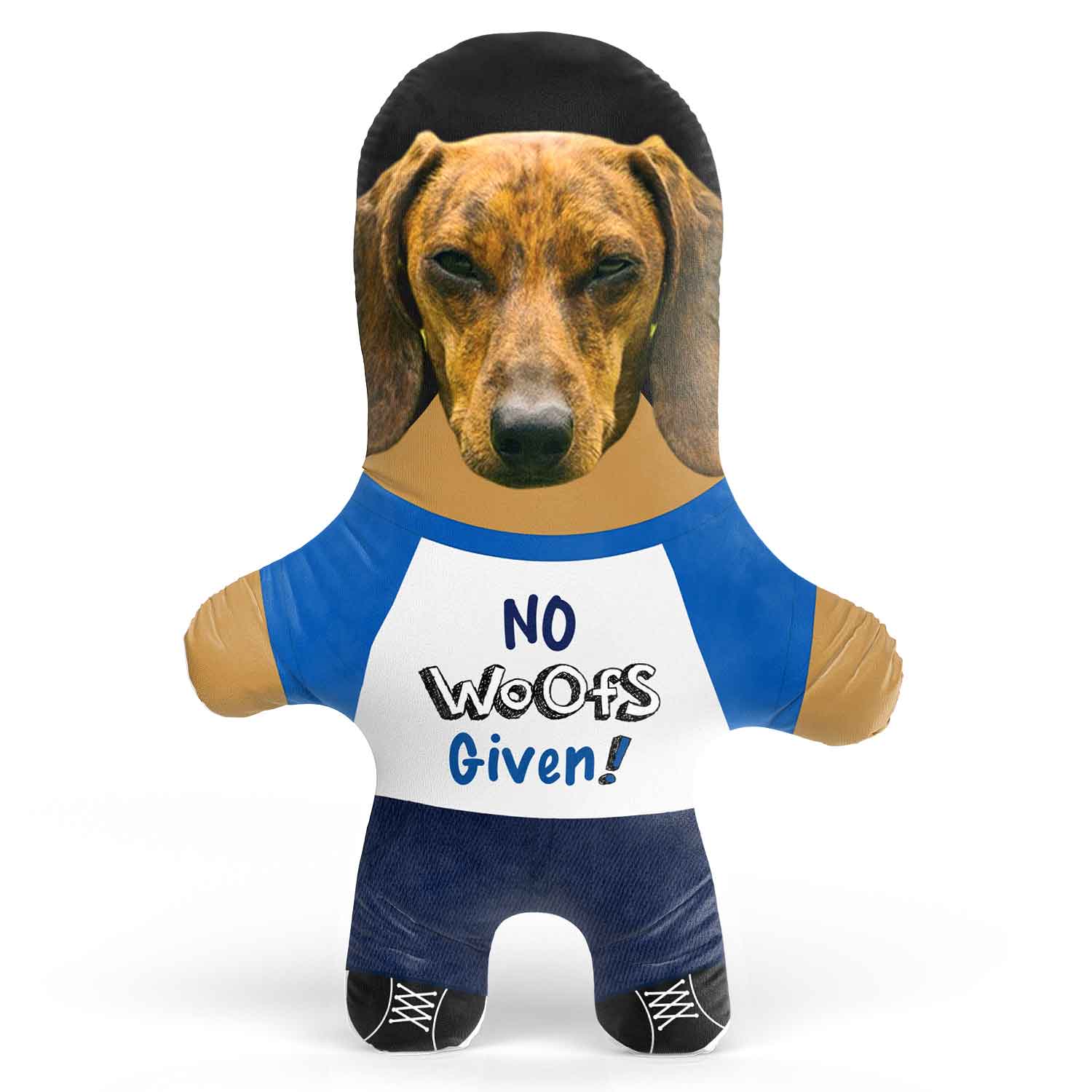 No Woofs Given Face Pillow