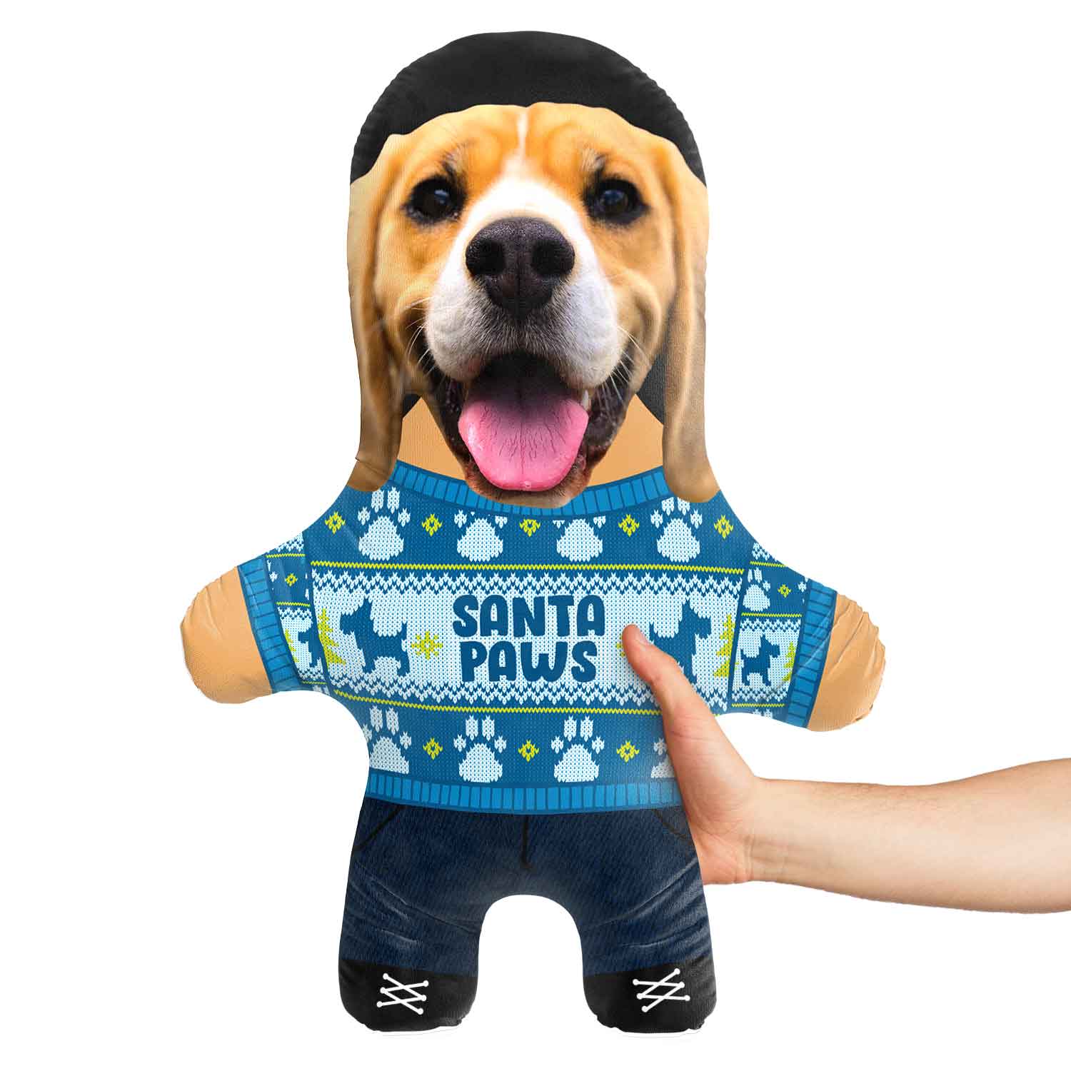 Santa Paws Face Pillow