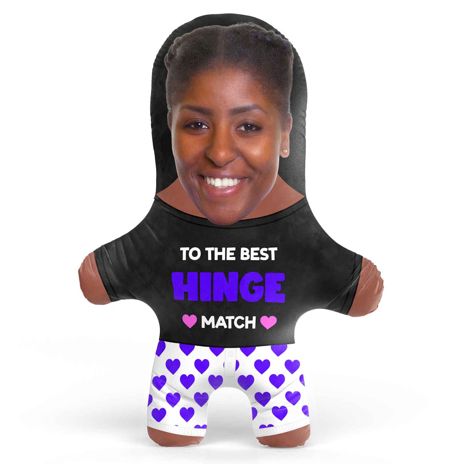 To The Best Hinge Match Face Pillow