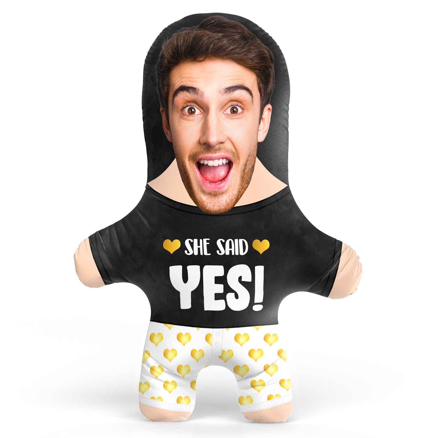 She Said Yes! Face Pillow